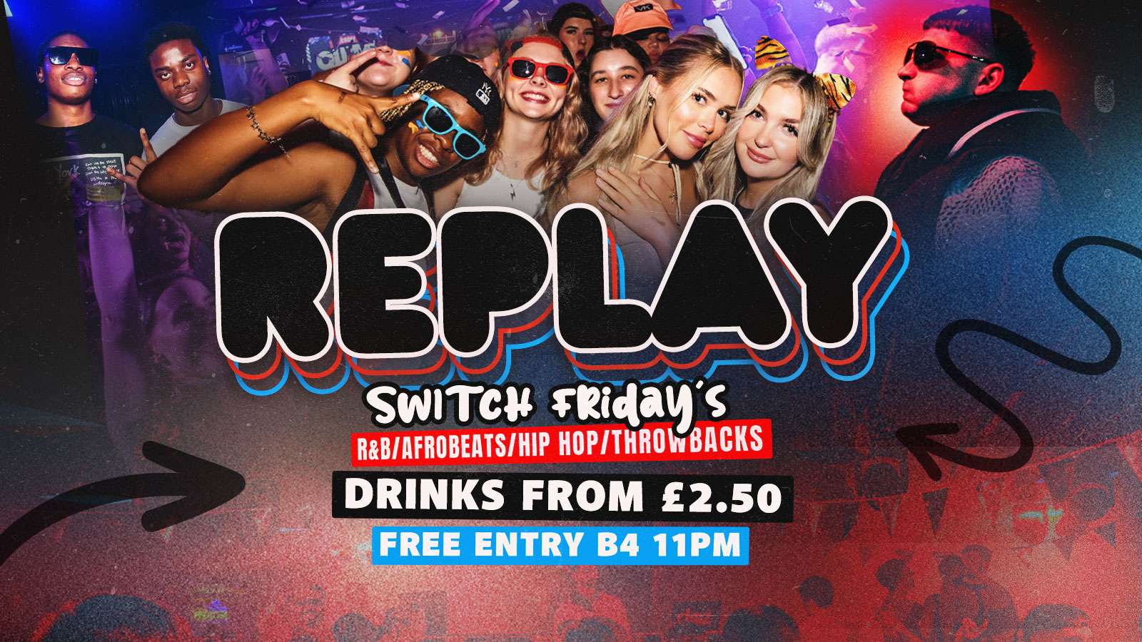 REPLAY | Preston’s New R&B, Afrobeats, Hip Hop & Throwback Party | £2.50 Drinks