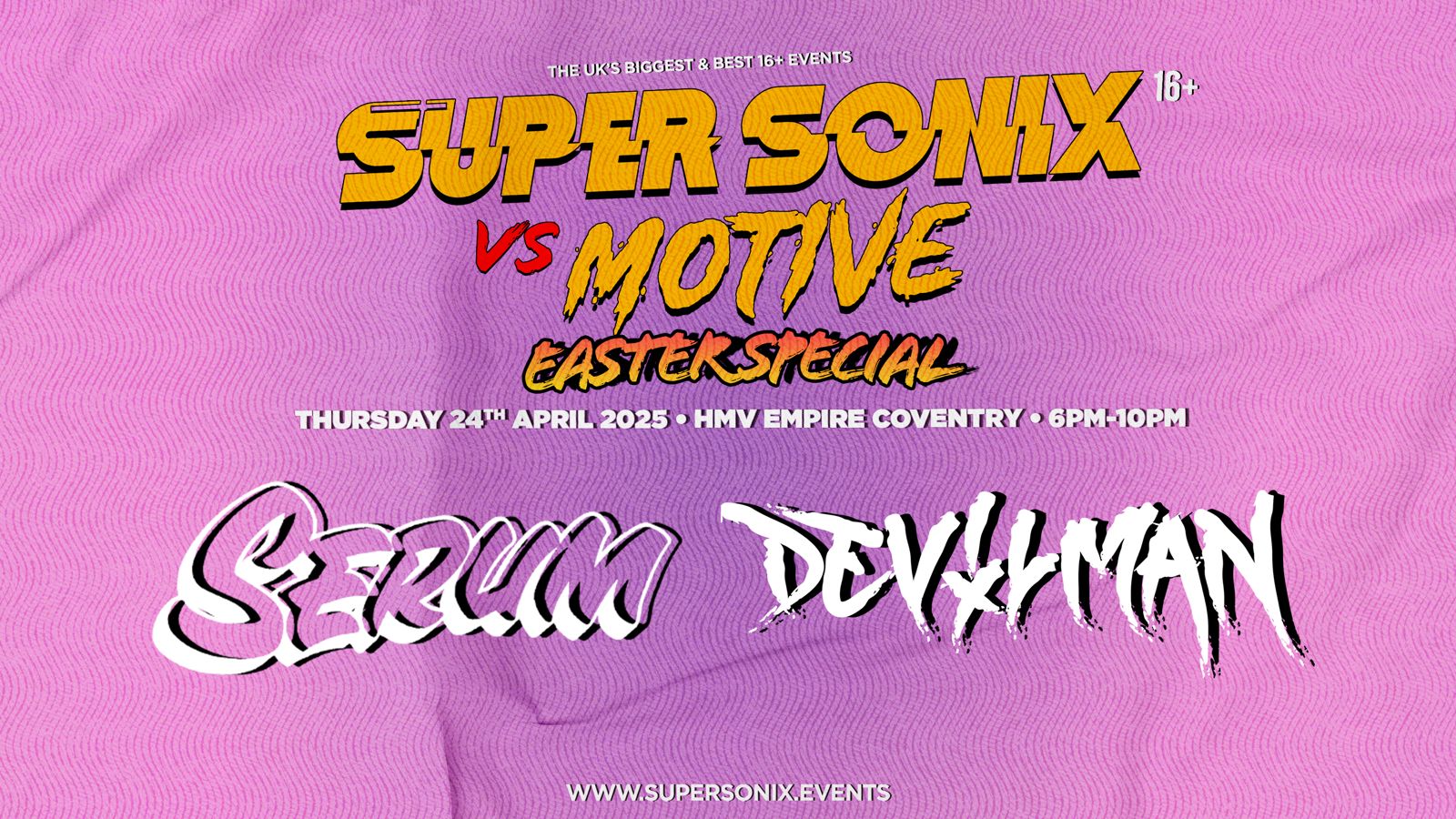 Super Sonix 16+ vs Motive : Easter Special