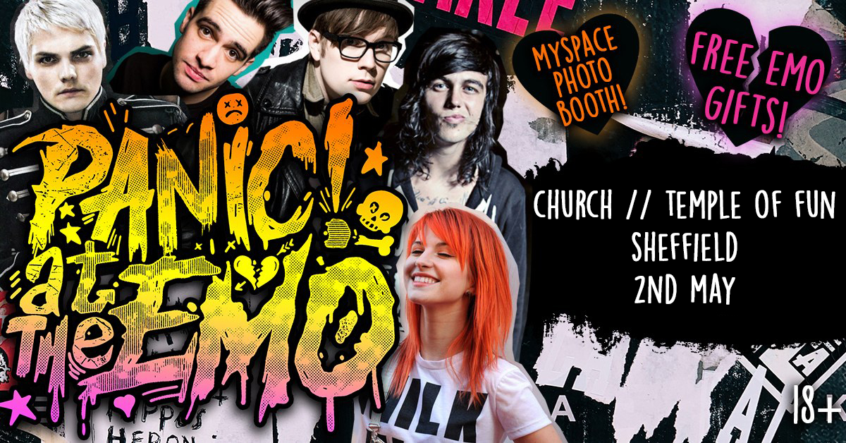 Panic At The Emo Clubnight at Church | Temple Of Fun, Sheffield
