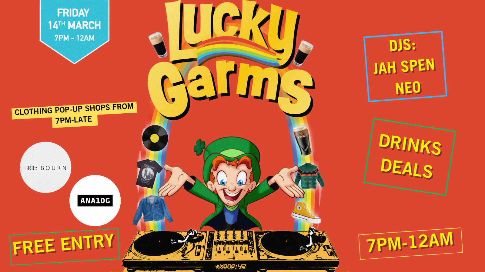 LUCKY GARMS | Late-Night Vintage Clothing Market & DJ Party
