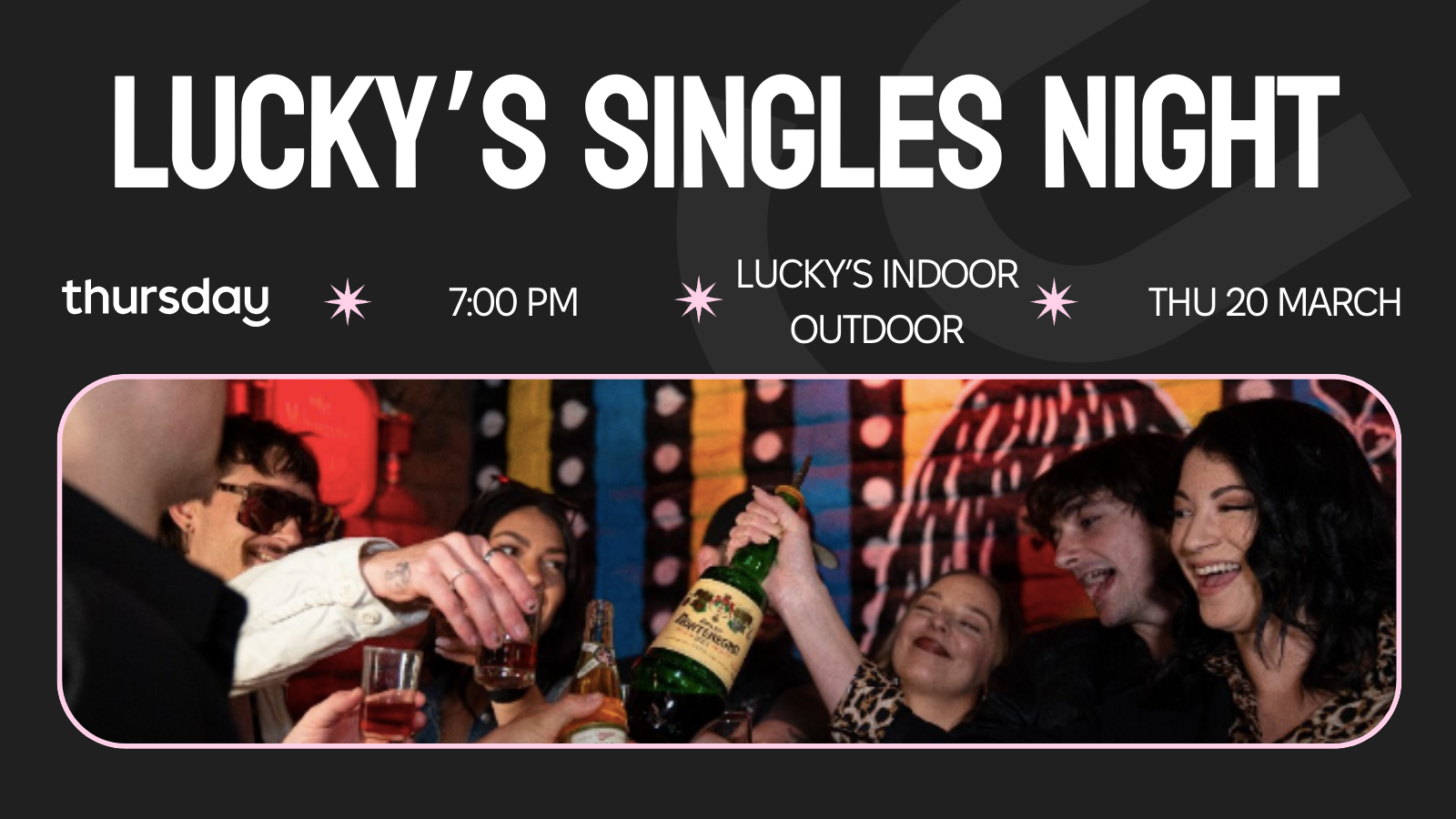 Thursday | Singles Night at Lucky’s Indoor Outdoor | Phoenix