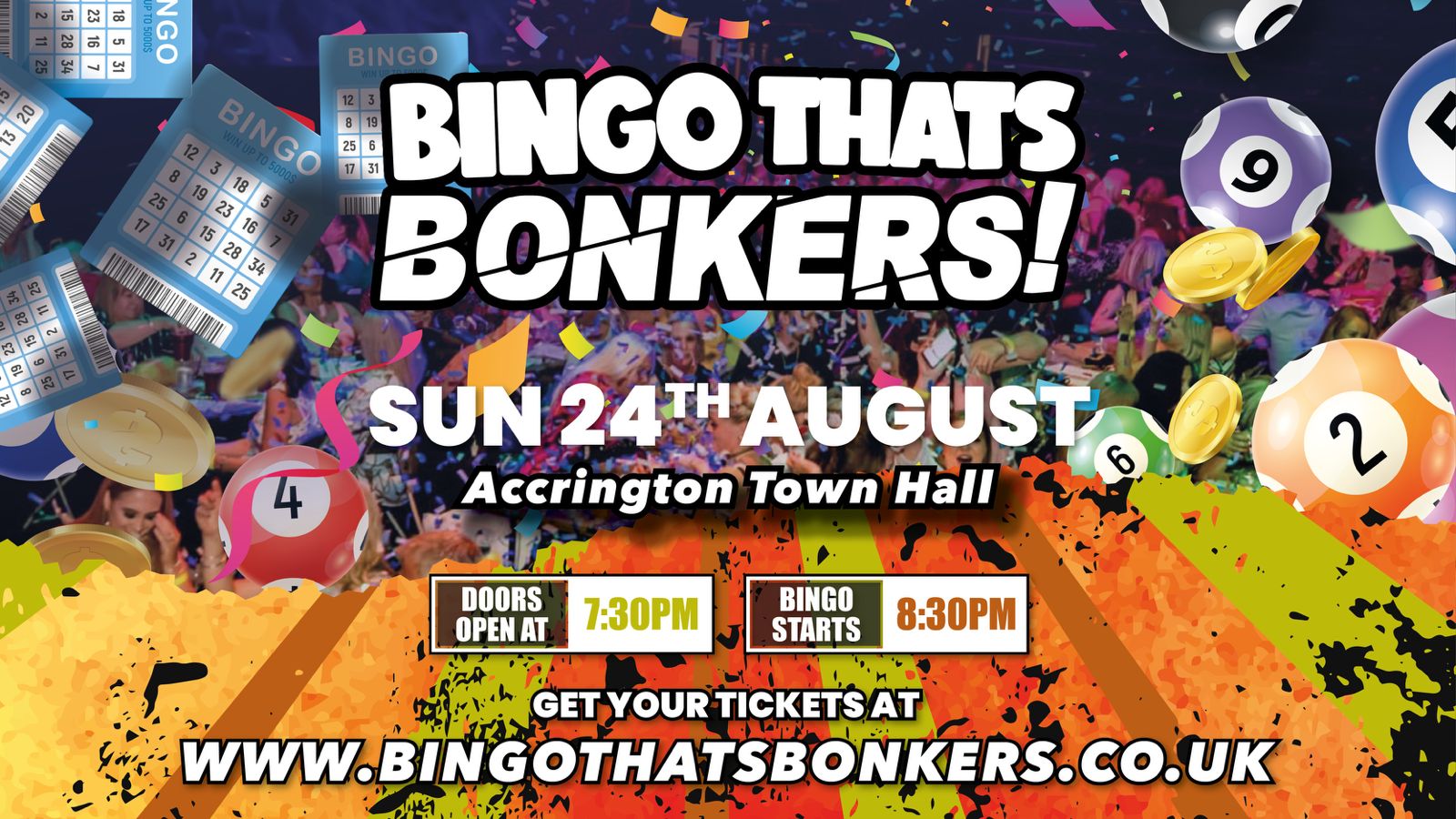 Bingo That’s Bonkers ( Accrington Town Hall )