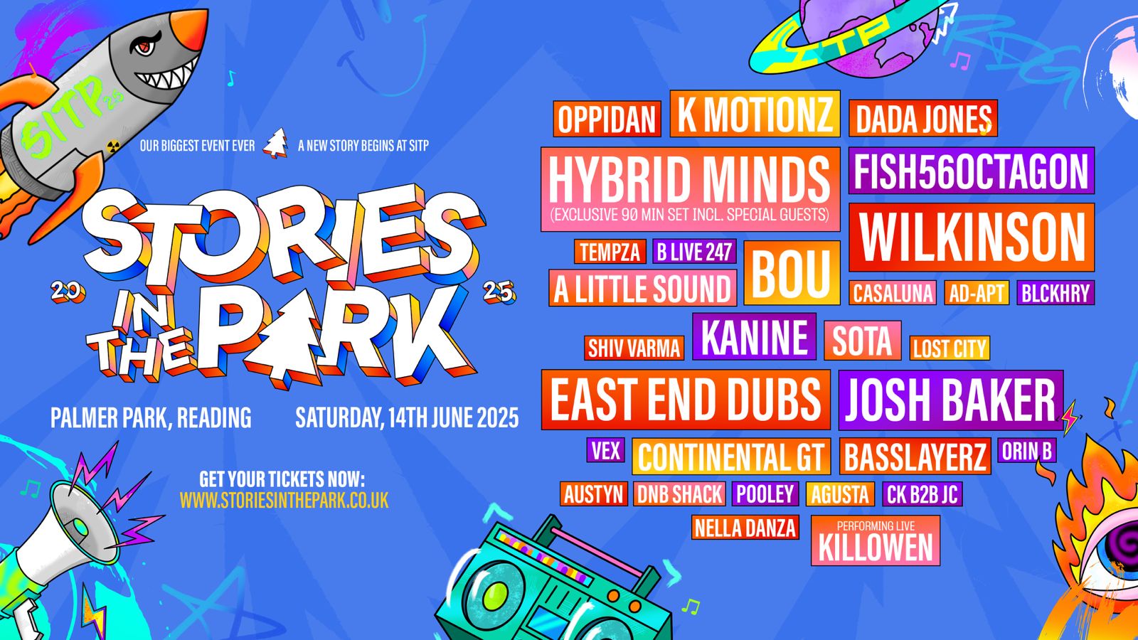 Stories In The Park – Saturday 14th June 2025 🎪