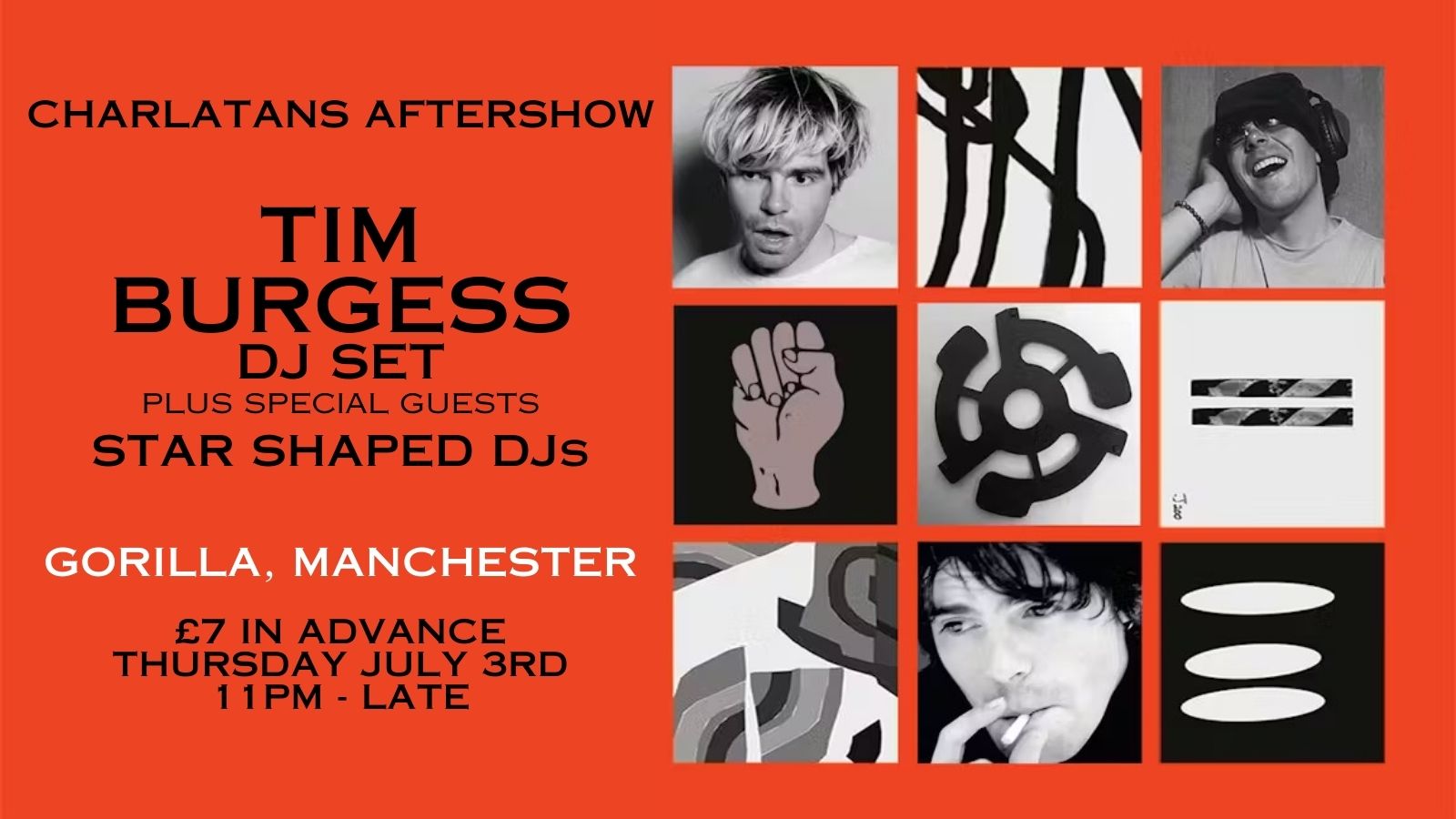 The Charlatans Afterparty: TIM BURGESS