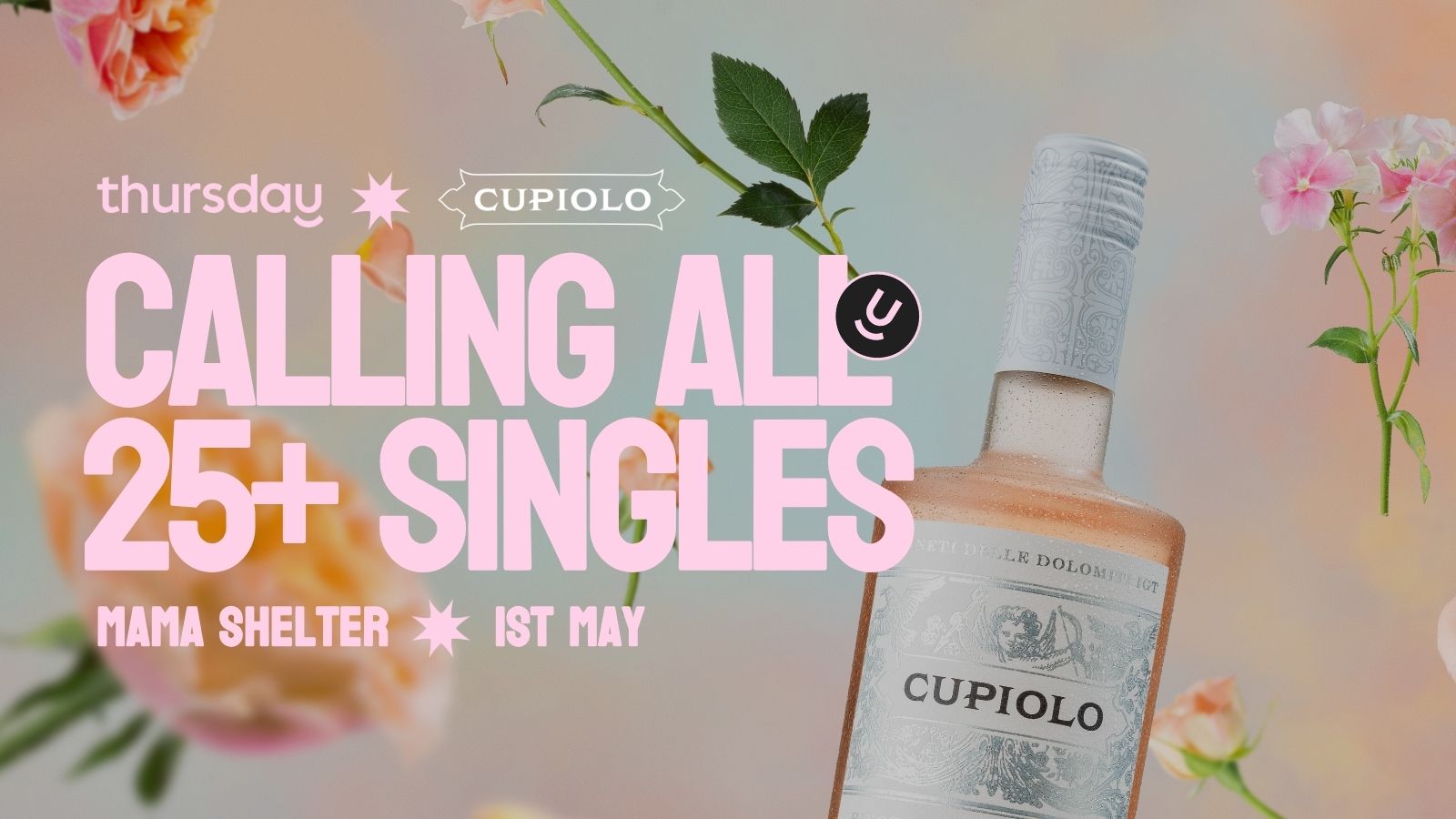Thursday – Love at First Taste! (Over 25’s) – Mama Shelter, Shoreditch