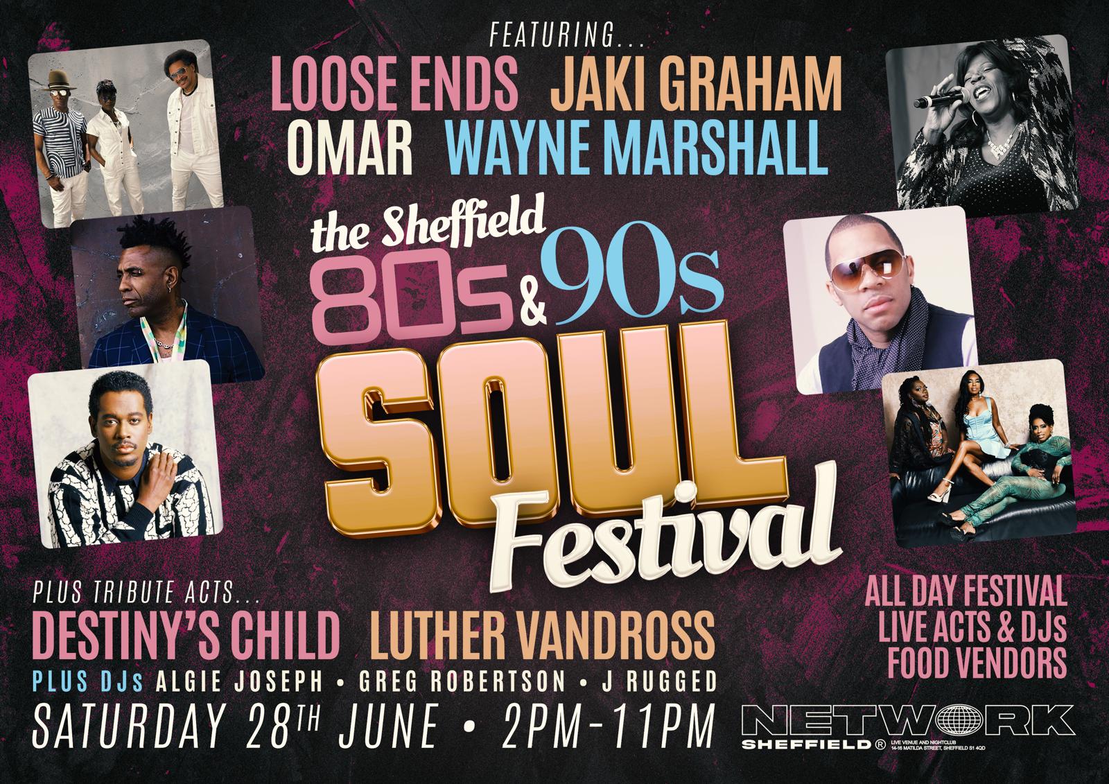 Sheffield 80’s & 90’s Soul Festival – Loose Ends & Jaki Graham (Headliners)