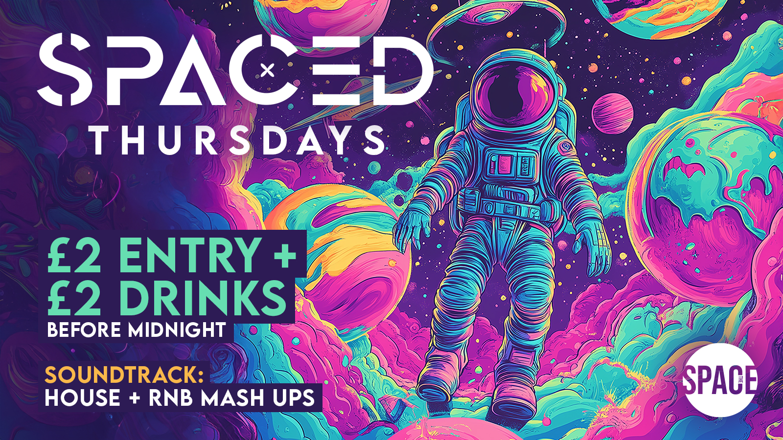 Spaced Thursdays @ Space Leeds – 1st May