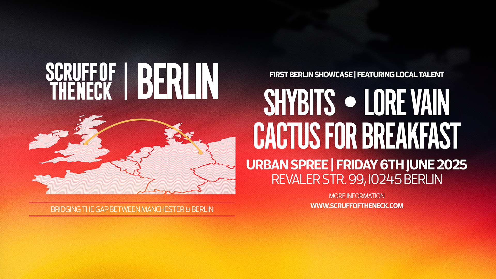 Scruff of the Neck Berlin: Shybits, Lore Vain & Cactus for Breakfast