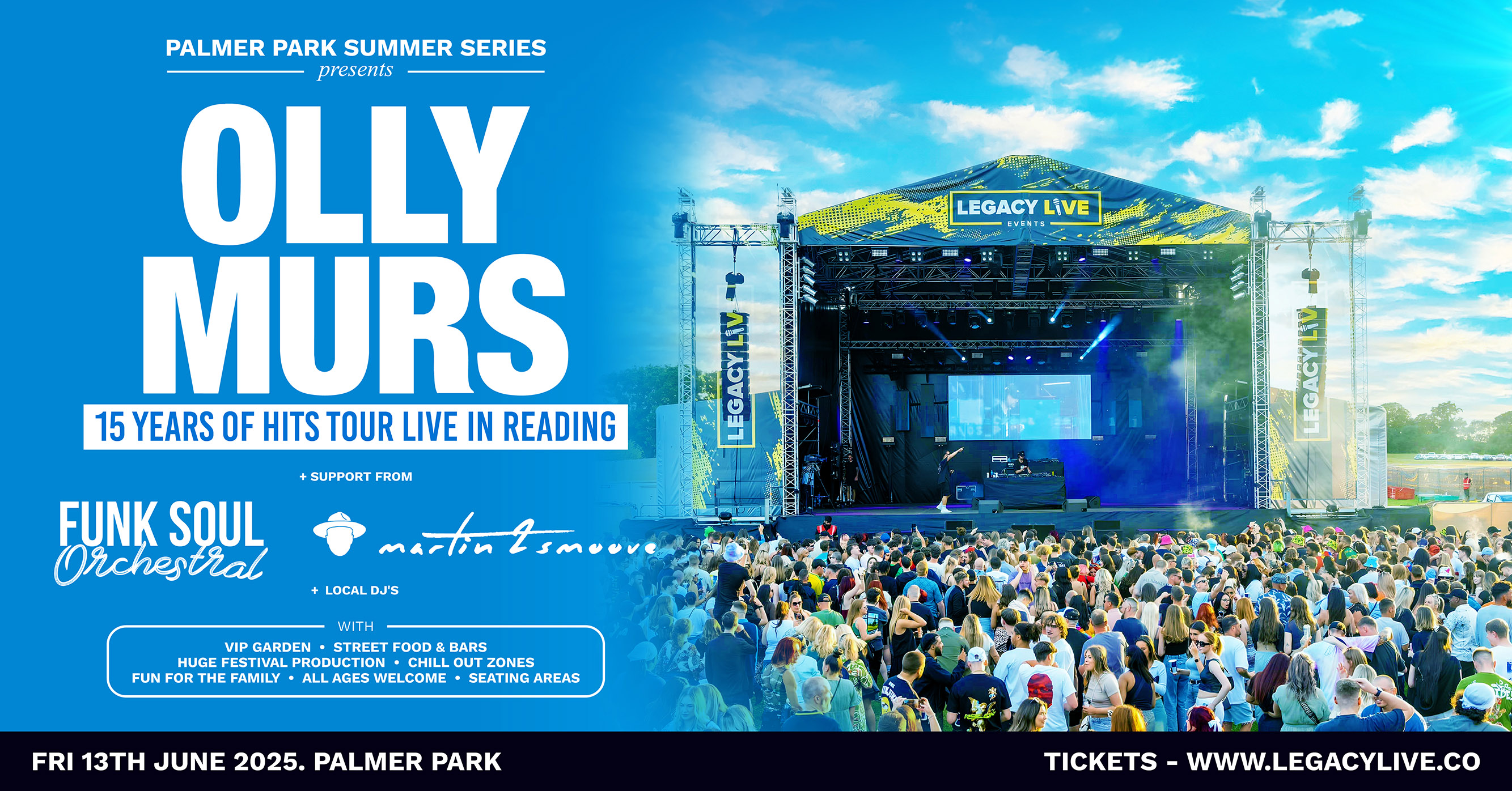 Olly Murs LIVE In Reading 🎤 Friday 13th June 2025