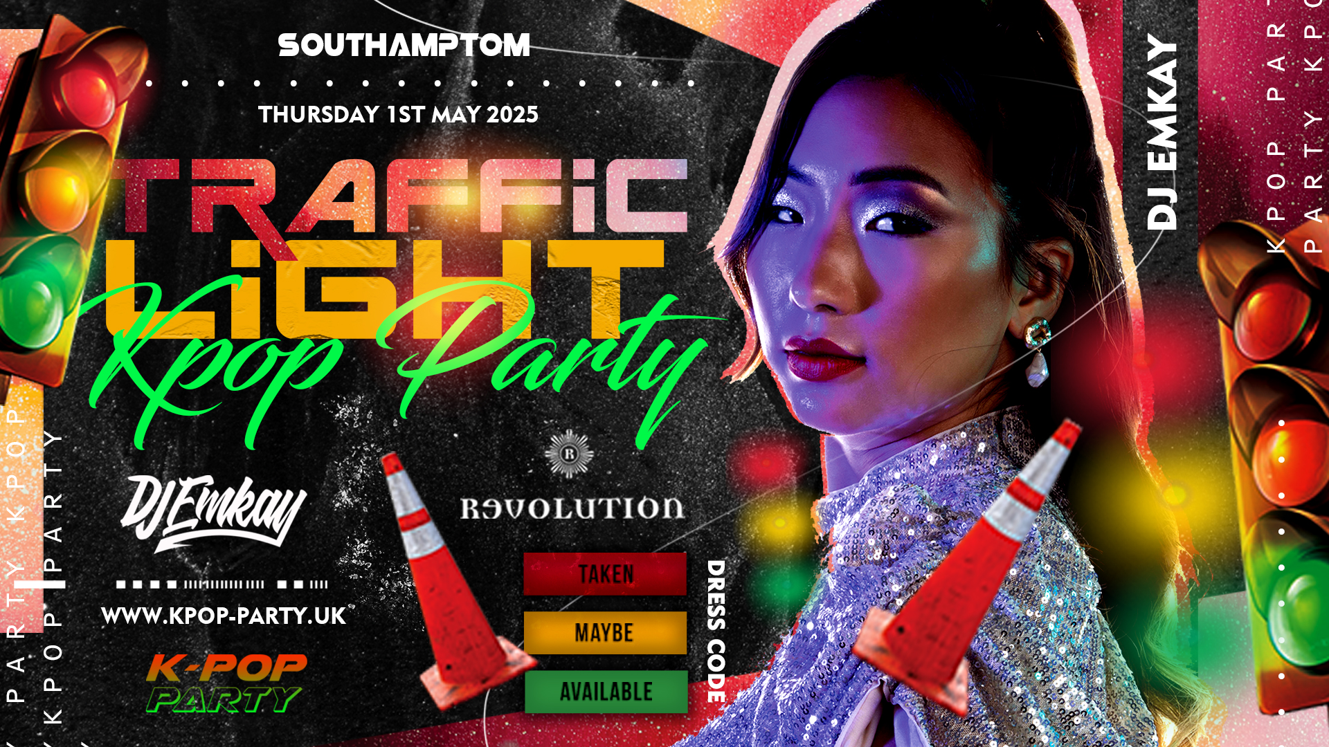 Southampton KPOP TRAFFIC LIGHT PARTY with DJ EMKAY | Thursday 1st May