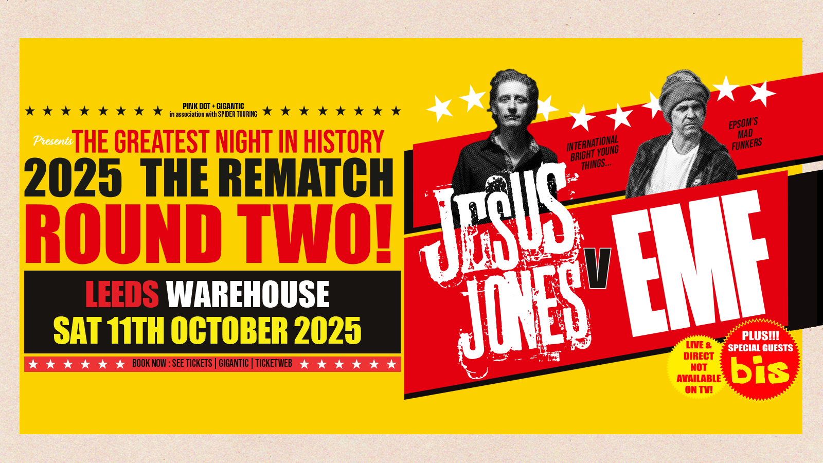 EMF & Jesus Jones – Co-Headline Tour