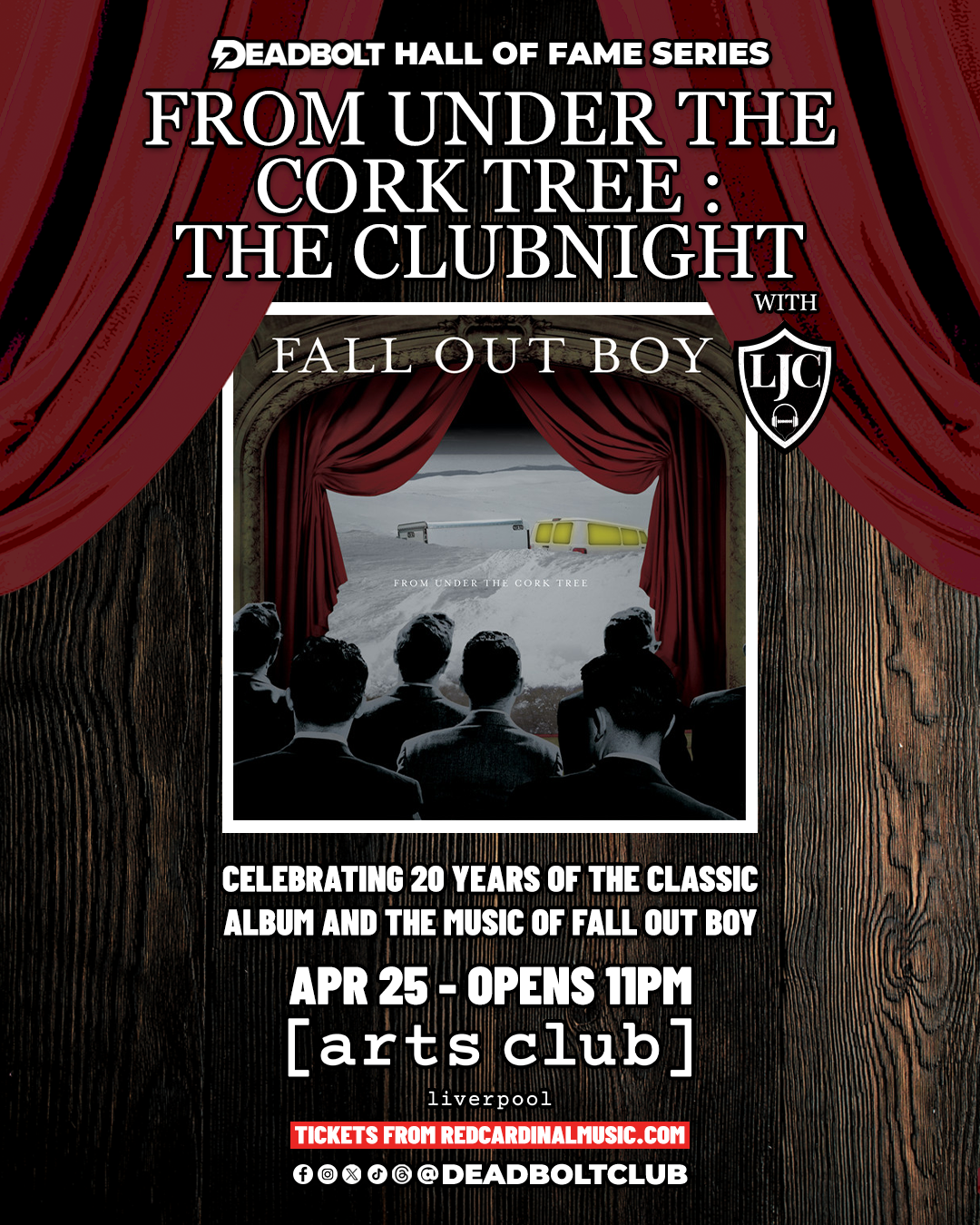Deadbolt Hall Of Fame Series | From Under The Cork Tree: The Clubnight