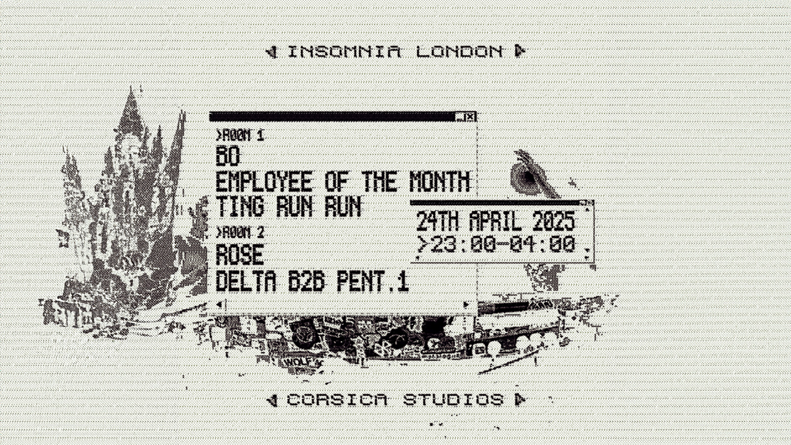 Insomnia London – House x DnB x Techno – Thursday’s at Corsica Studios