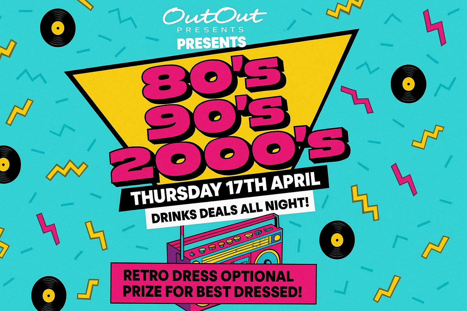 80s 90s and 2000s Retro Night