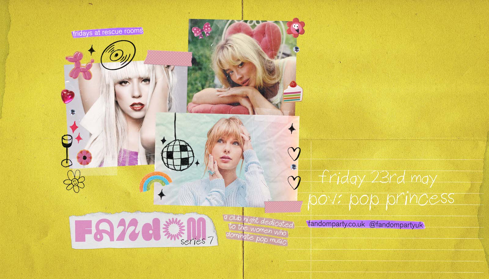 pov: pop princess 👸 Fandom @ Rescue Rooms, Nottingham