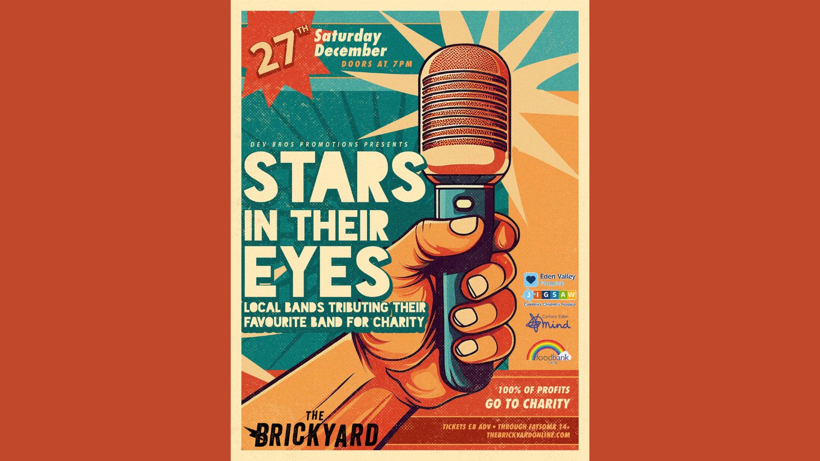 Stars In Their Eyes – Local Bands Tributing Their Favourite Bands for Charity