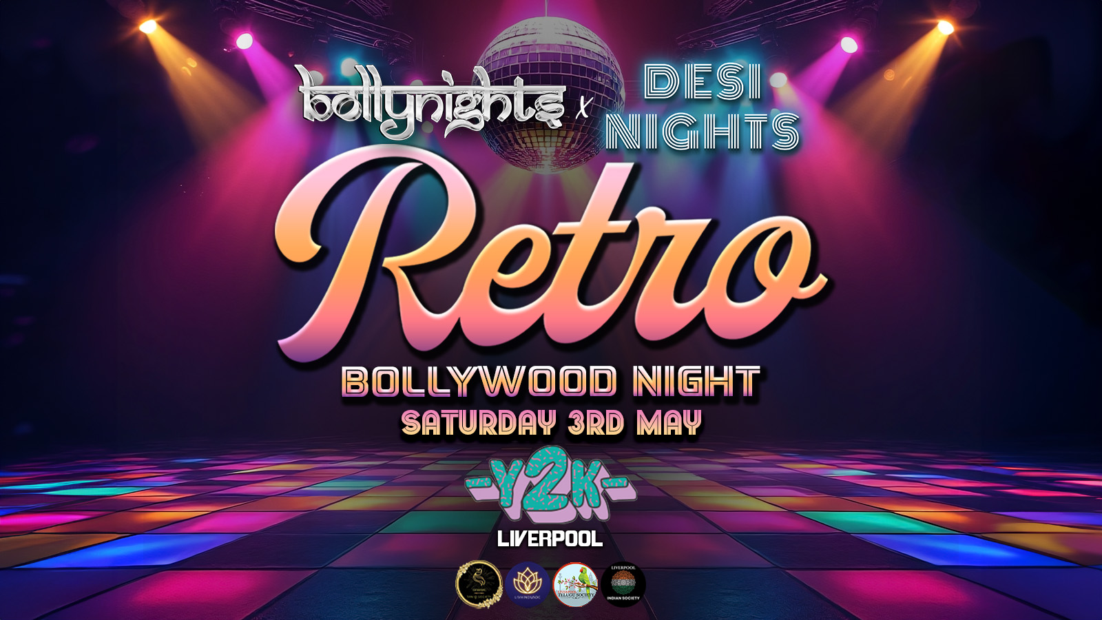 Bollynights X Desi Nights Liverpool  – Retro Night | Saturday 3rd May | Y2K