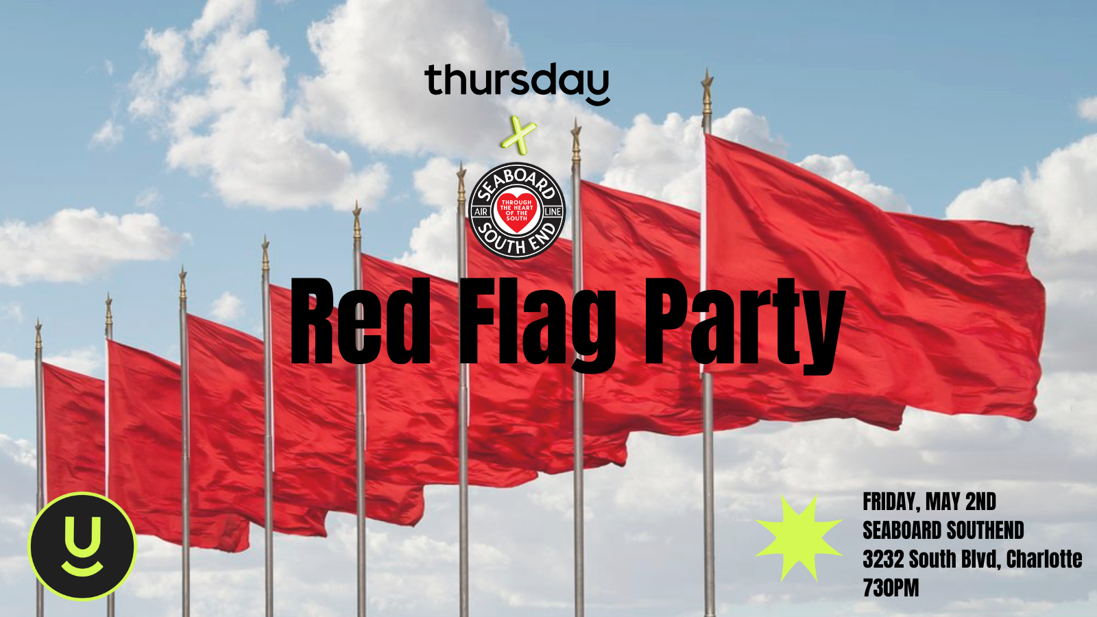 Friday | Red Flag Party | Seaboard Southend