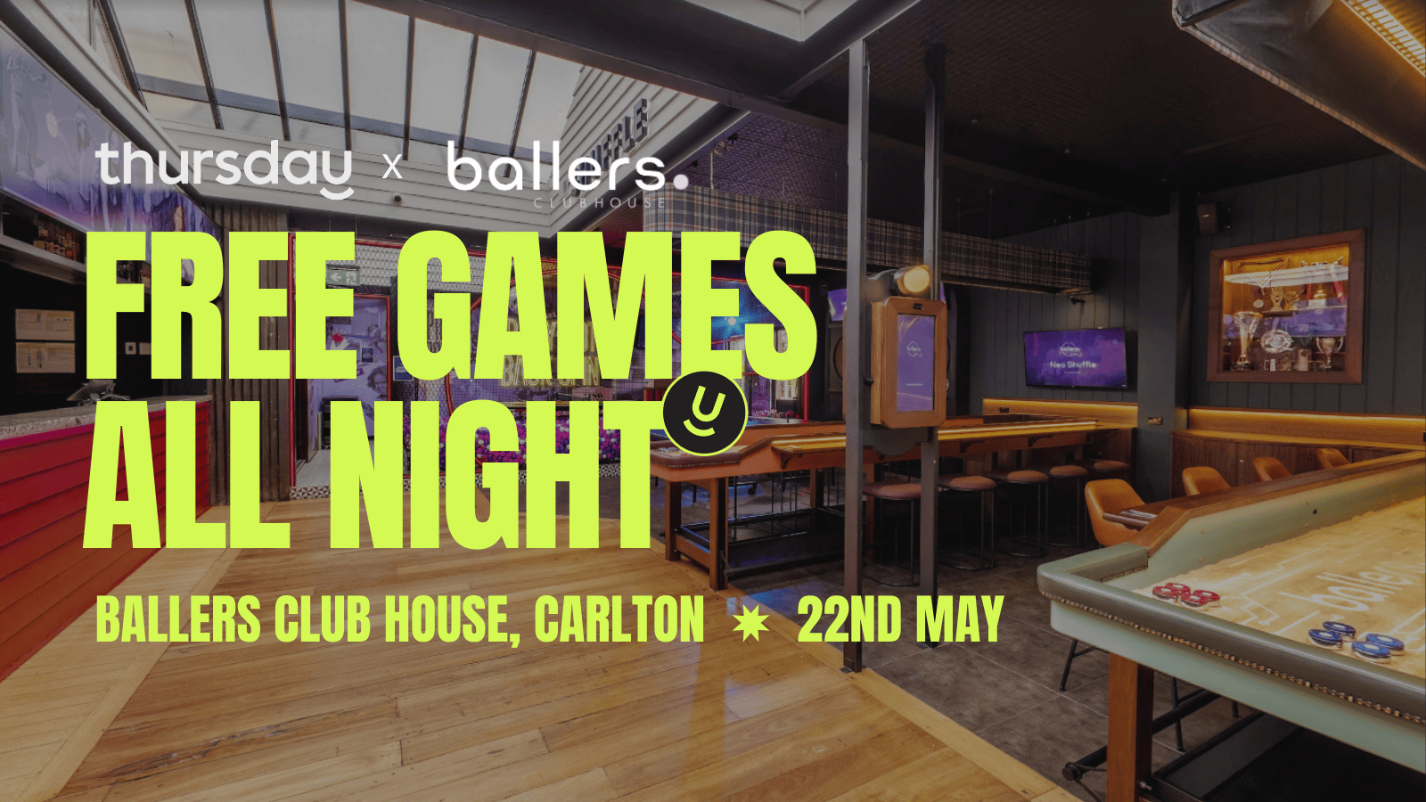 Thursday | Ballers Club House Games Night | Brunswick East