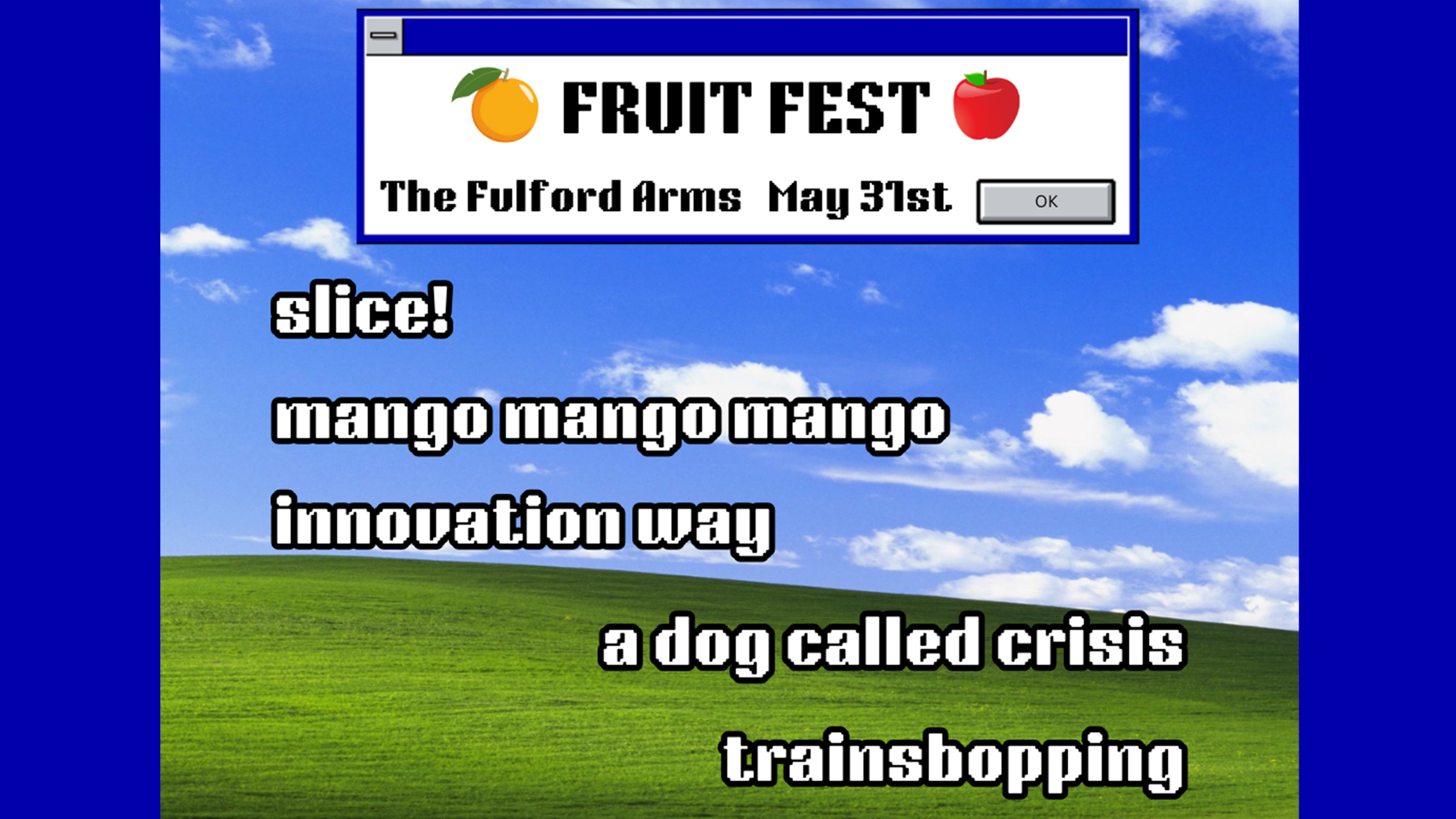Fruit Fest! Feat. Slice! | Mangox3 | Innovation Way | A Dog Called Crisis | Trainsbopping