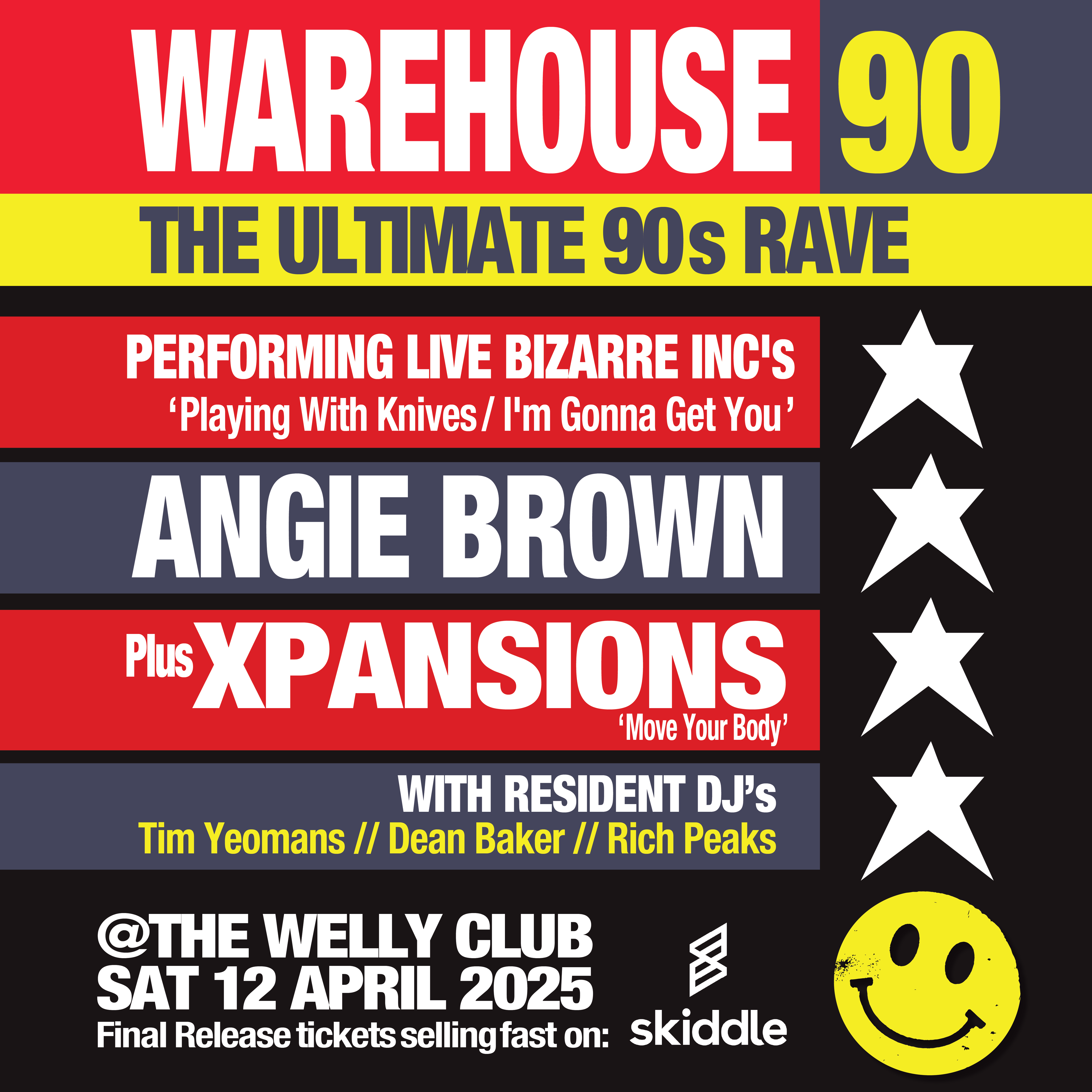 Warehouse 90 – The ultimate 90’s rave