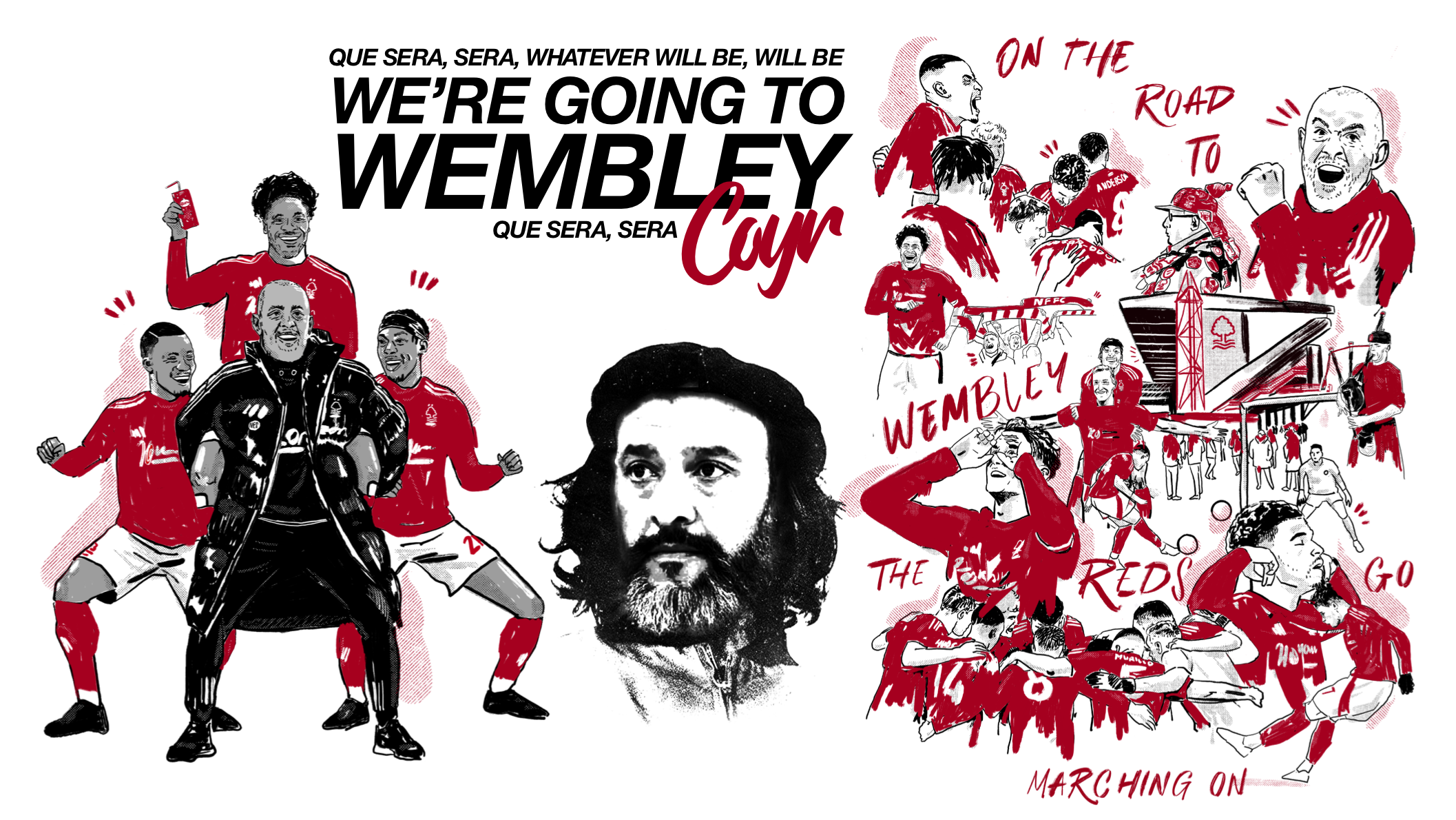 LIMITED EDITION NOTTINGHAM FOREST WEMBLEY T-SHIRTS