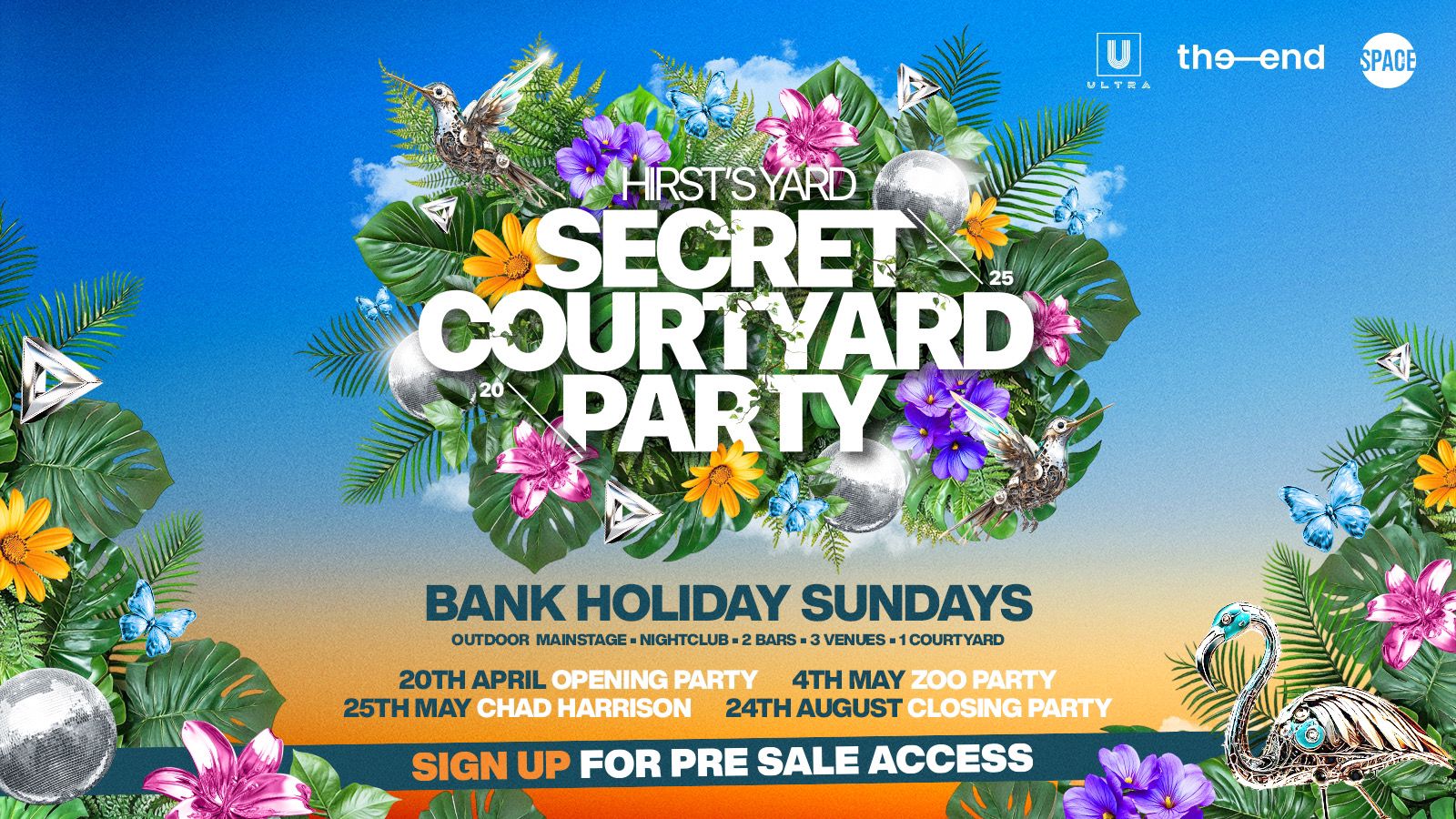 Secret Courtyard Party Season Ticket