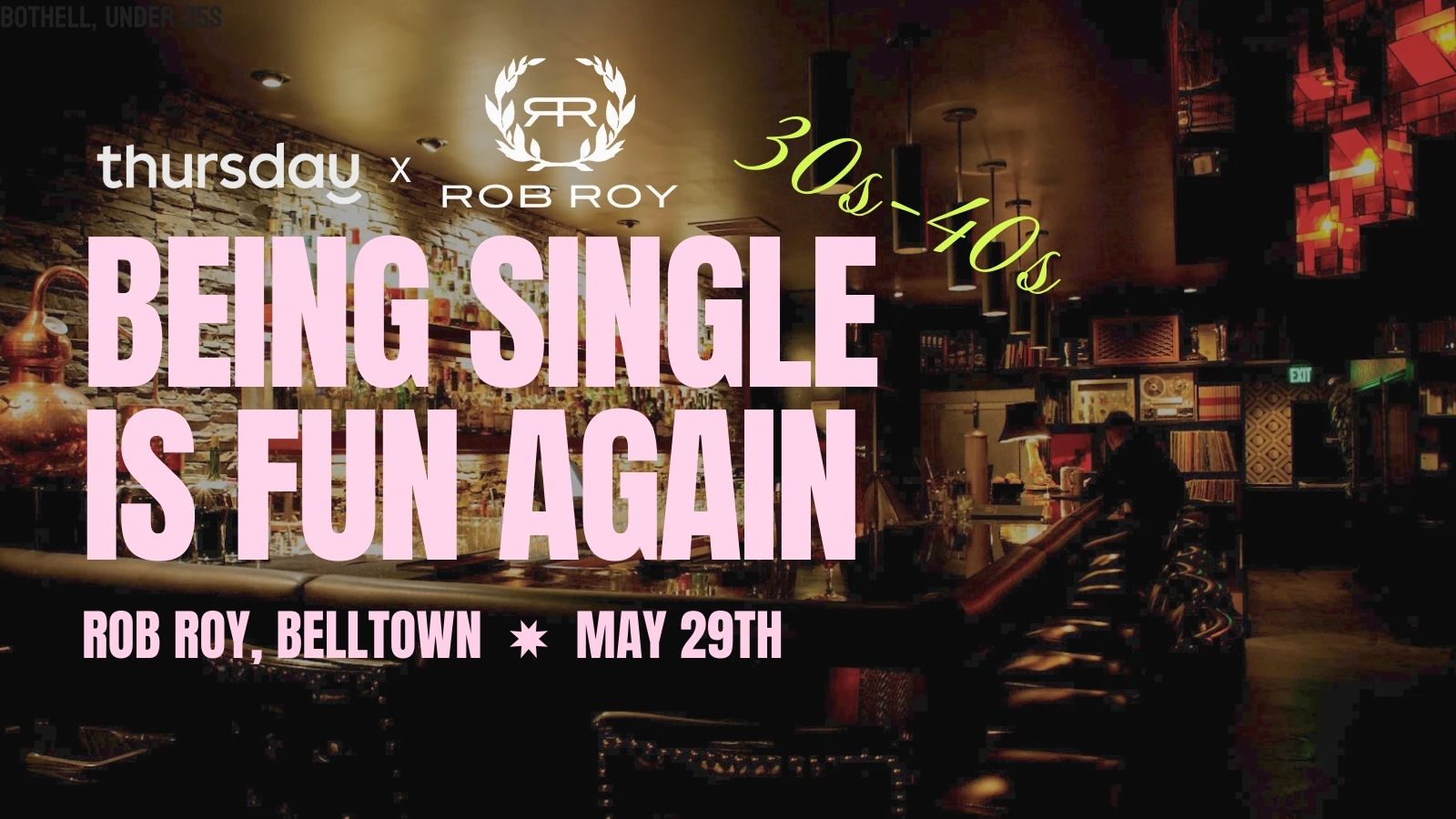 Thursday | Rob Roy (30s-40s) | Belltown