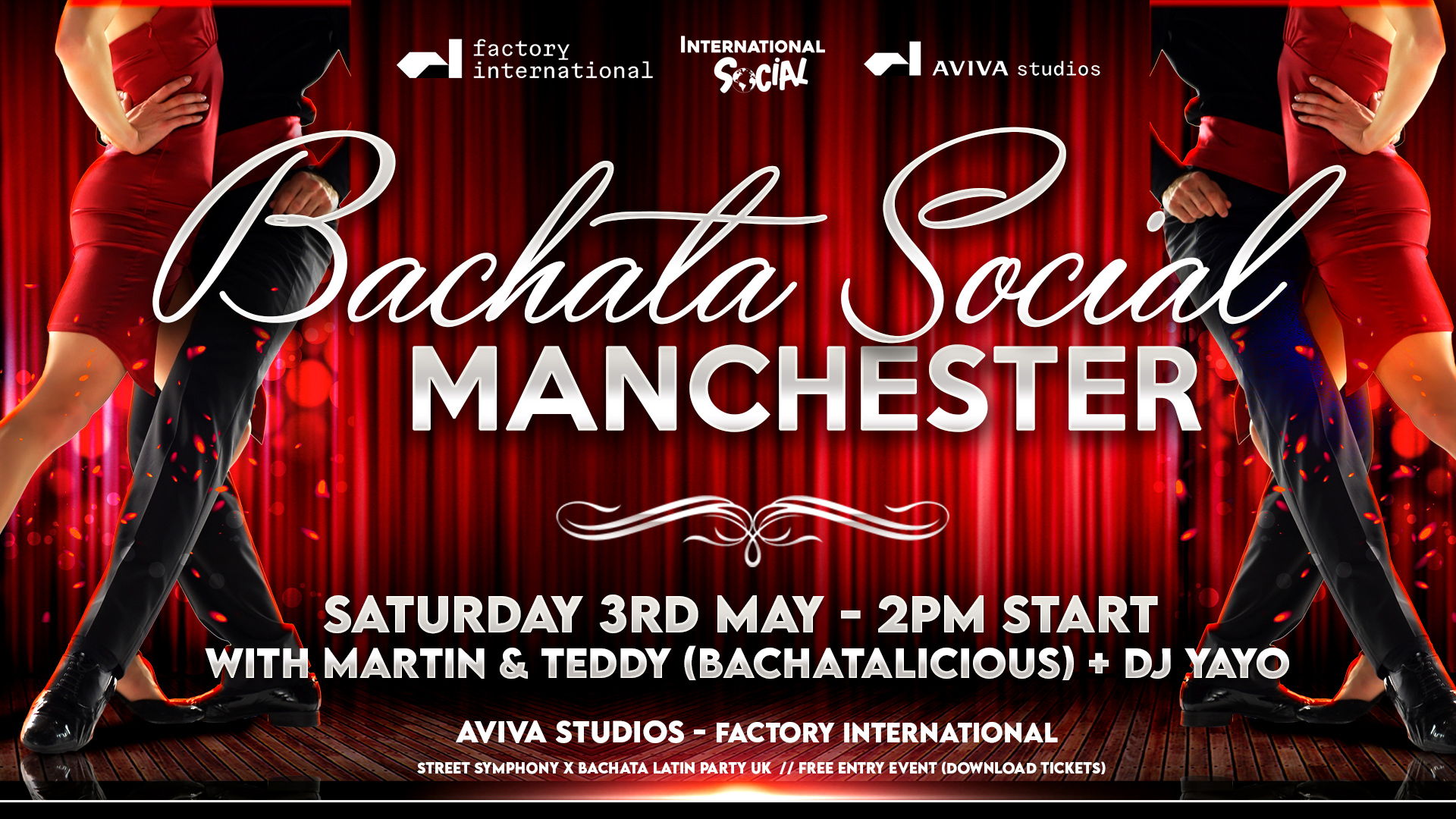 Bachata Social Manchester – Street Symphony Series | Aviva Studios