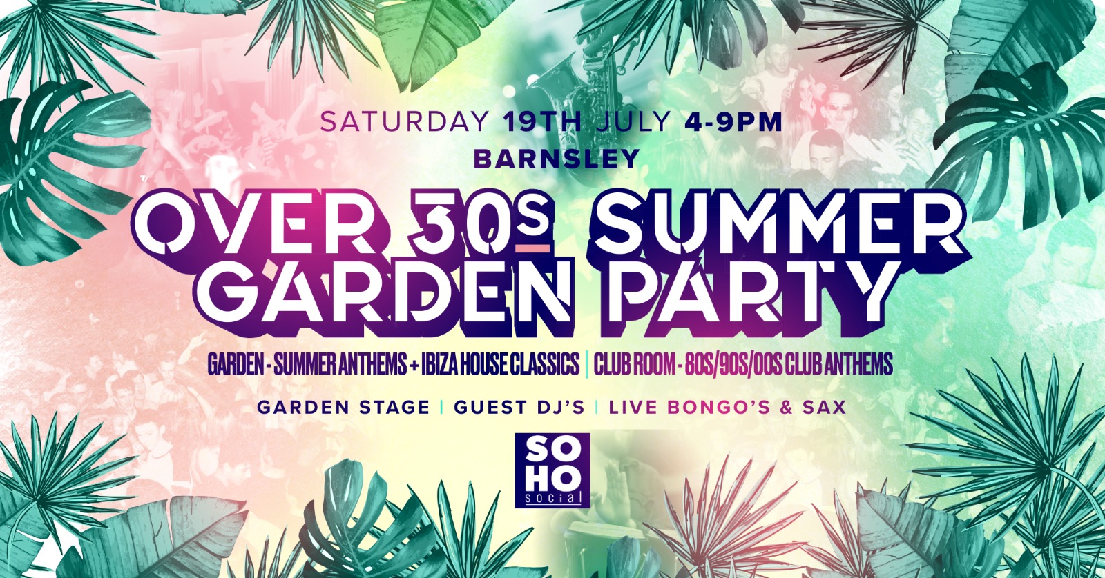 OVER 30s SUMMER GARDEN PARTY – BARNSLEY 🌞