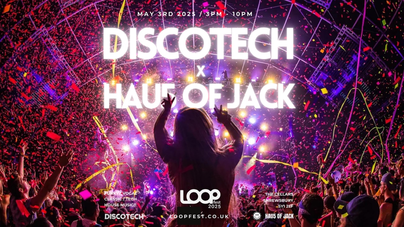 LOOPFEST 2025: Disco Tech X Hau5 Of Jack – FREE ENTRY with LOOPFEST WRISTBAND