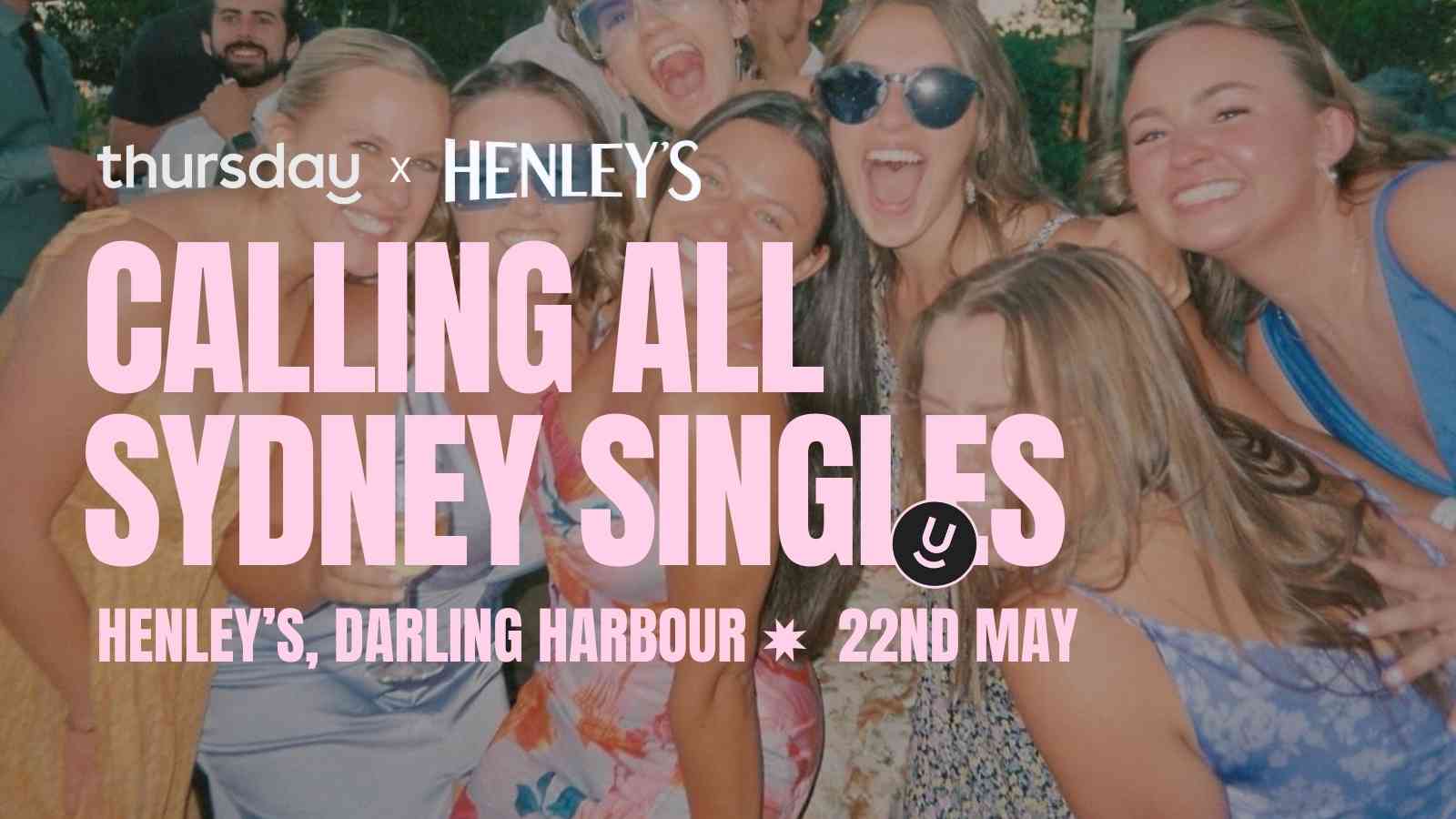 Thursday | Henleys (ages 20-40) | Darling Harbour