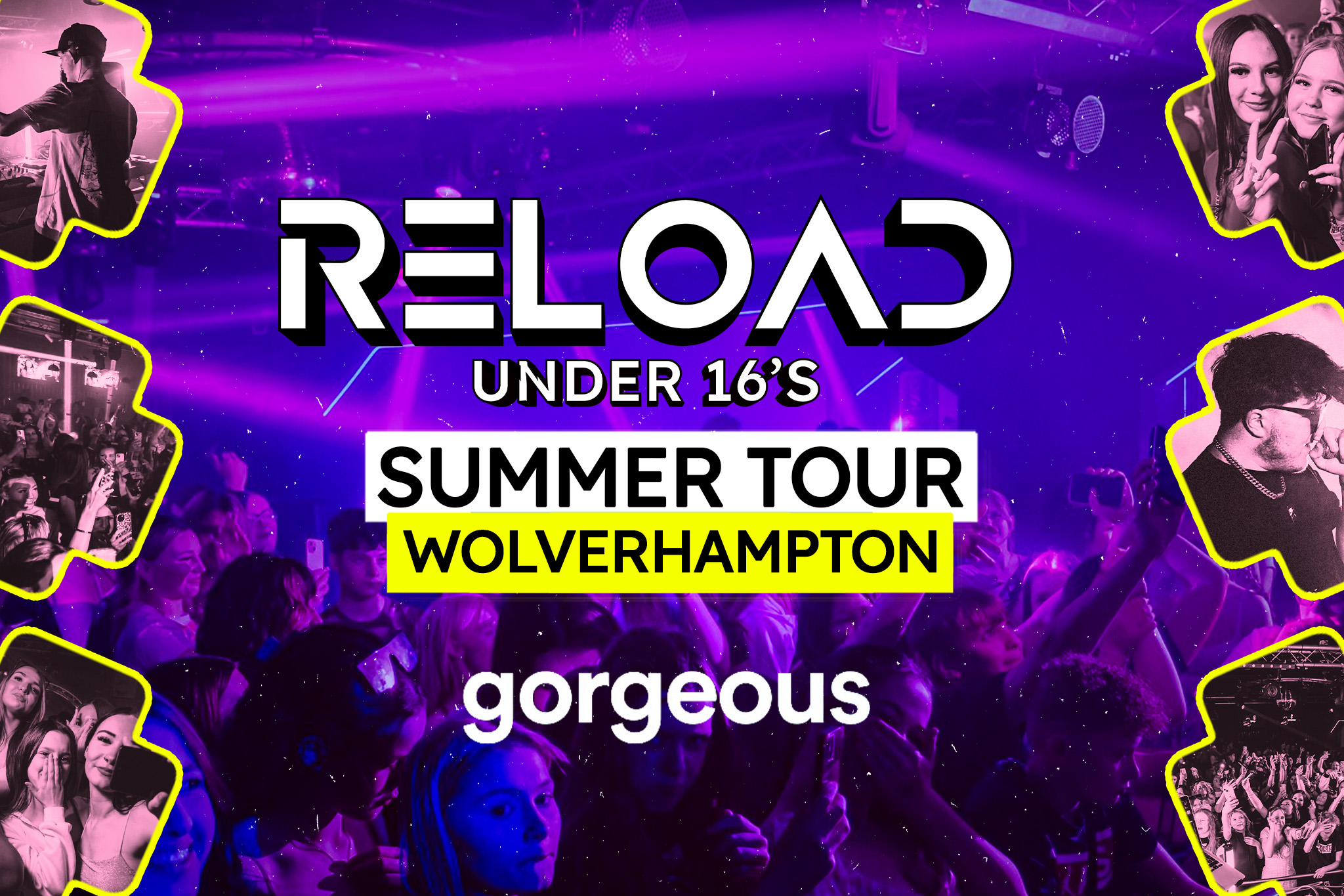 **FINAL 100 TICKETS** Reload Under 16s Summer Tour – Wolverhampton Ft Devilman