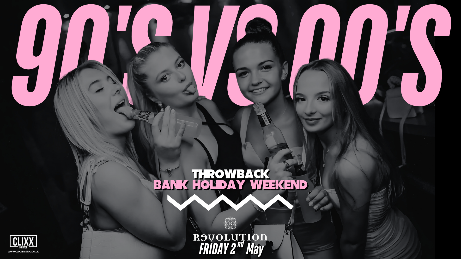 Throwback 90’s vs 00’s x Bank Holiday Weekend