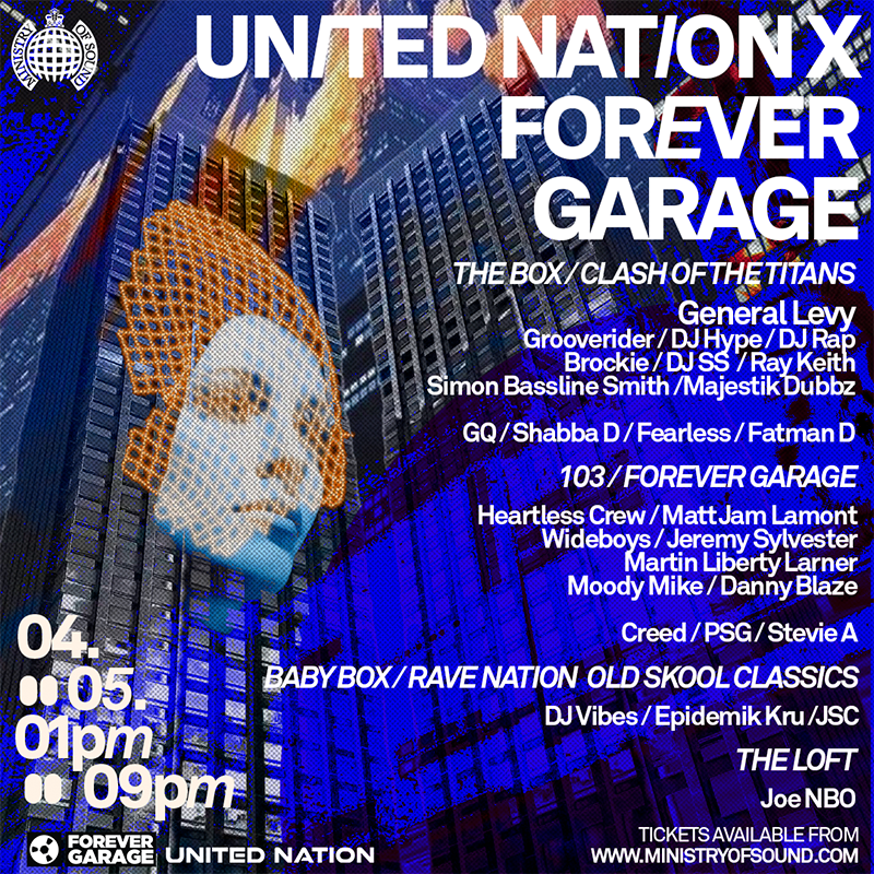 United Nation x Forever Garage – 18+ event at Ministry of Sound