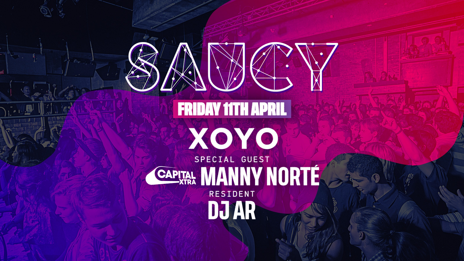SAUCY FRIDAYS AT XOYO – SPECIAL GUEST MANNY NORTE 🏆 + RESIDENT DJ AR