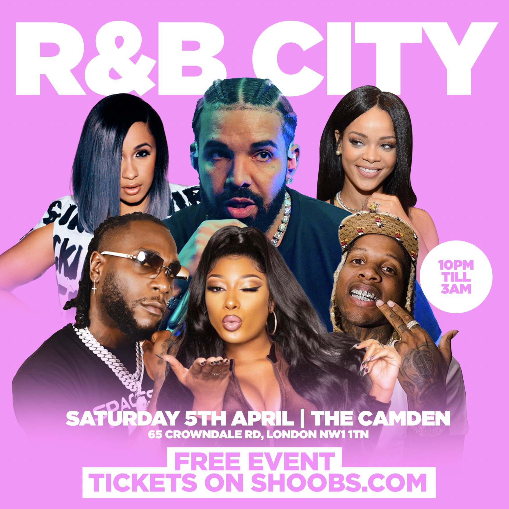 R&B CITY FREE EVENT