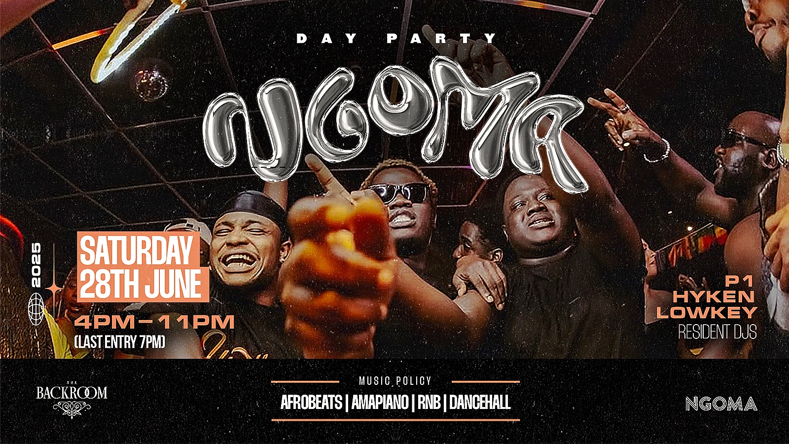 NGOMA' - DAY PARTY | AFROBEATS x AMAPIANO x RNB x DANCEHALL