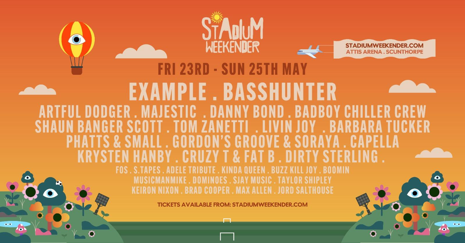 Stadium Weekender – Scunthorpe