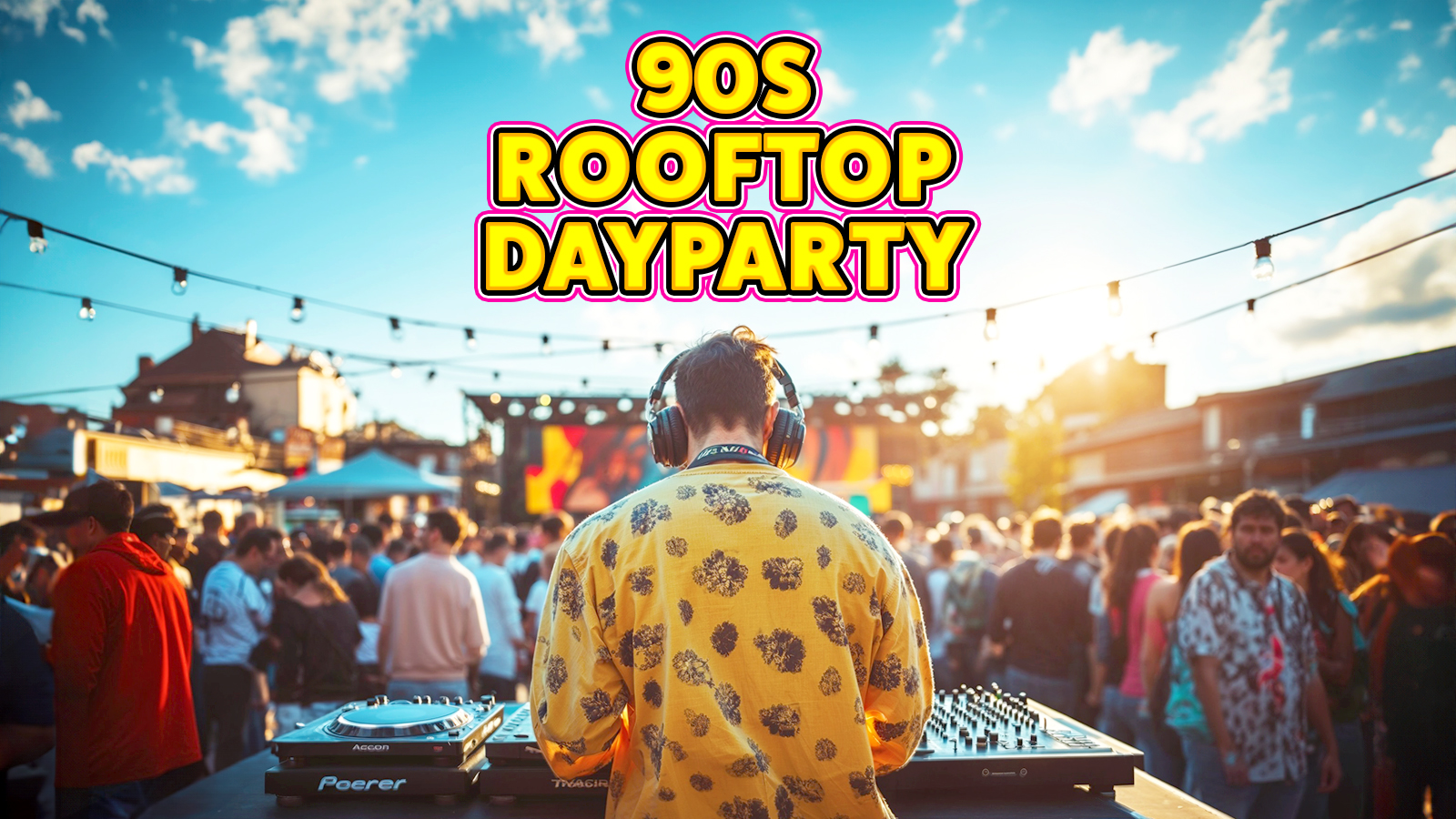 90s Rooftop Day Party: Swansea ☀️