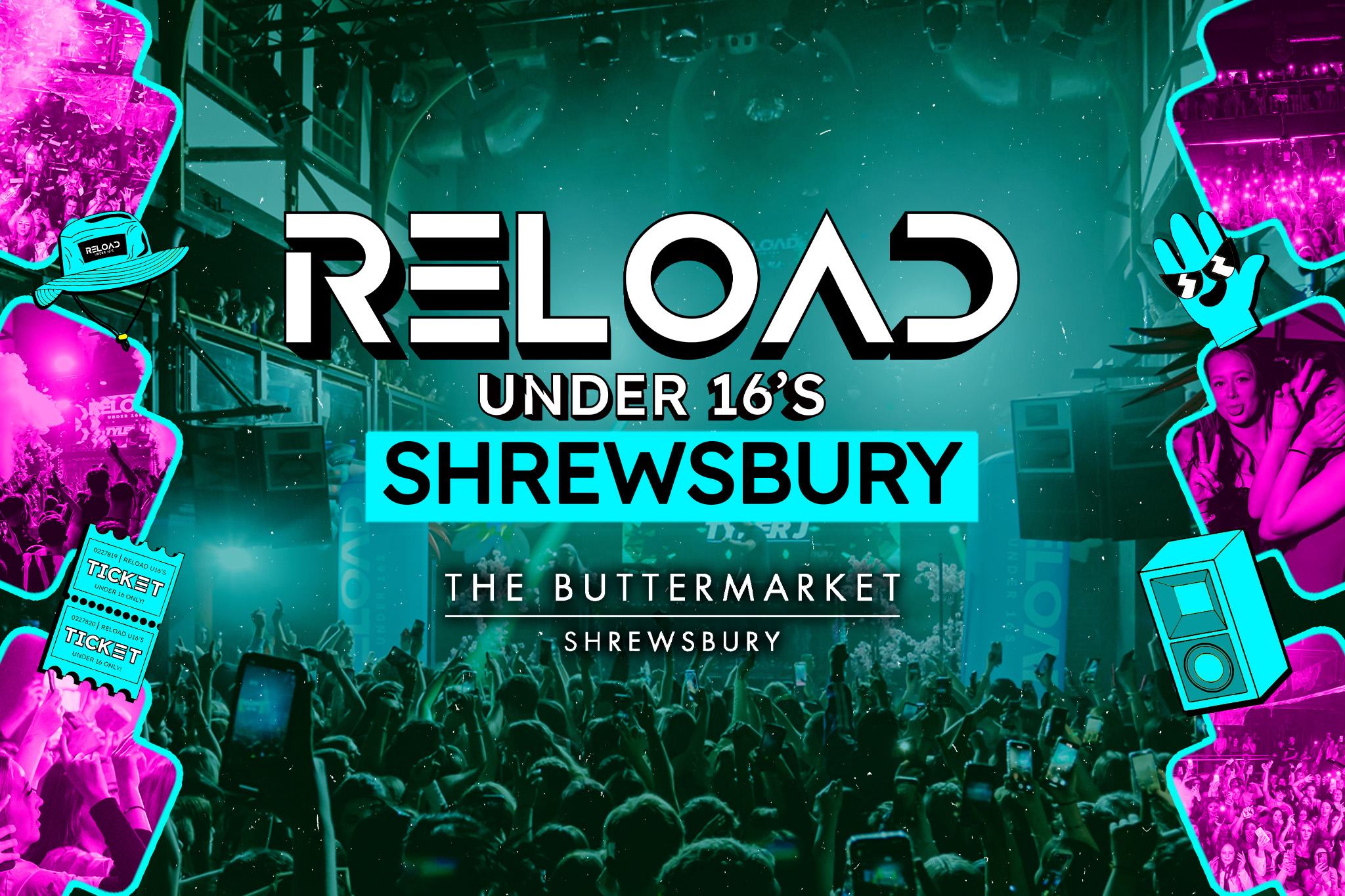 **FINAL 100 TICKETS** Reload Under 16s Summer Tour – Shrewsbury Ft Mr Traumatik