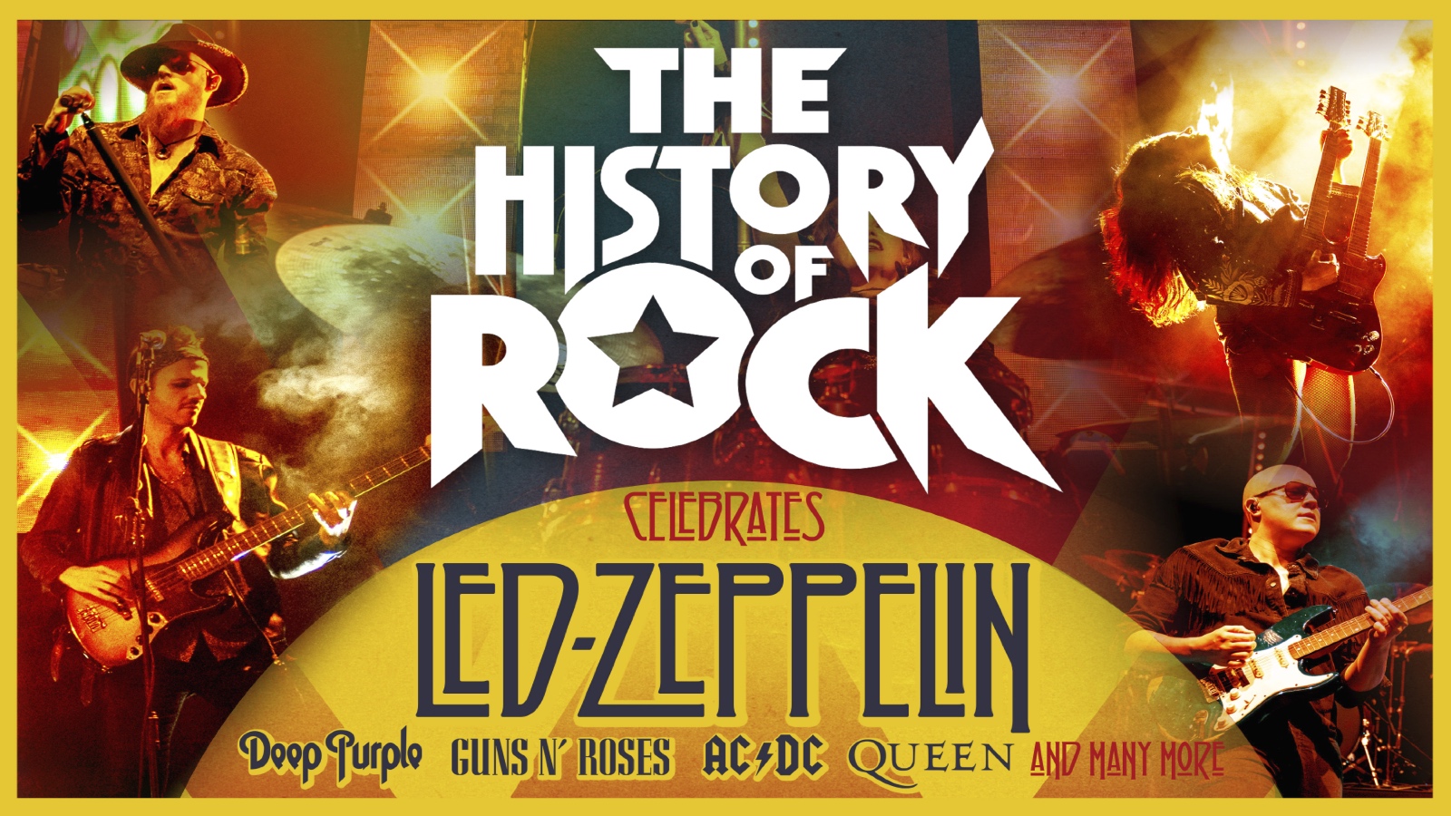 ⭐️ The History of Rock – Celebrates Led Zeppelin and many more