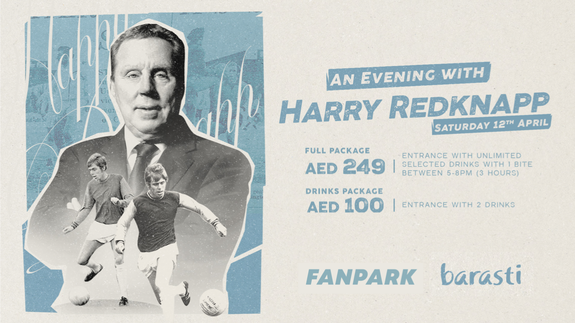 AN EVENING WITH HARRY REDKNAPP – DUBAI