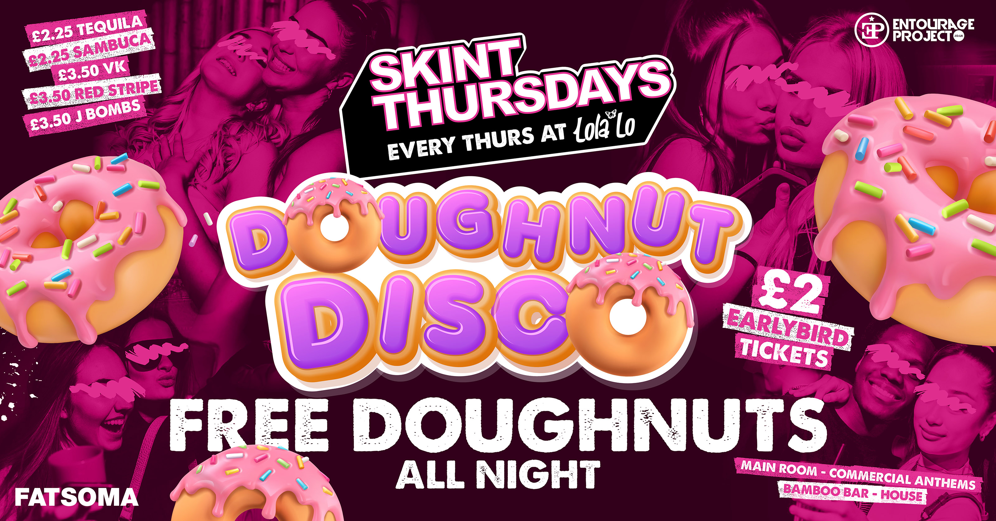 SKINT THURSDAYS – DOUGHNUT DISCO 🍩🪩❤️