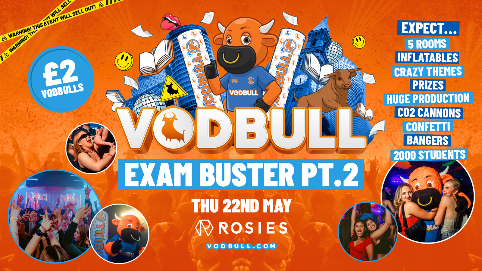 🧡 VODBULL EXAM BUSTER [FINAL TIX!] Part 2 at ROSIES!! 22/05