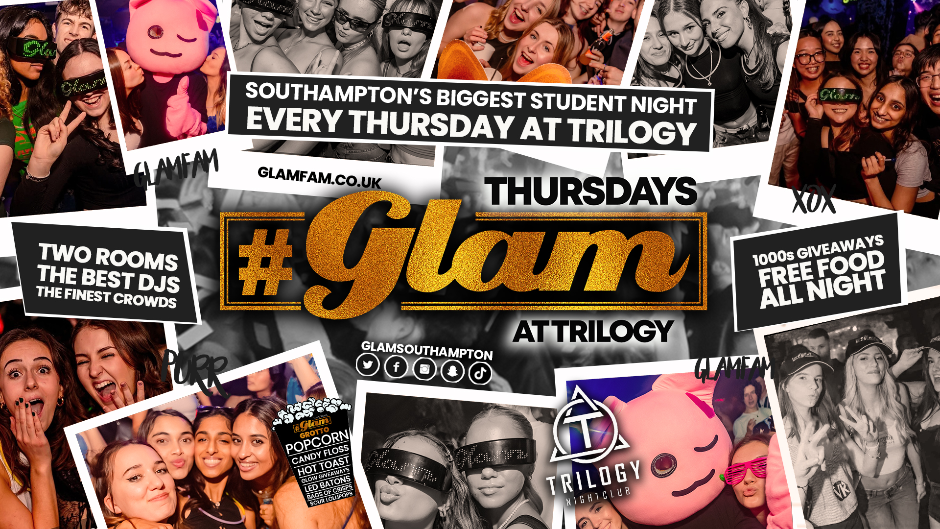 Glam Thursdays | Southampton’s Biggest Week Night 😻
