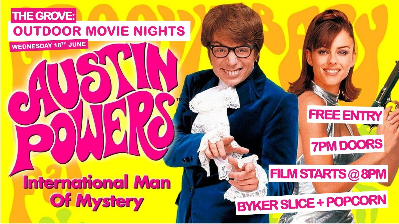 Outdoor Film Nights – Austin Powers: International Man of Mystery