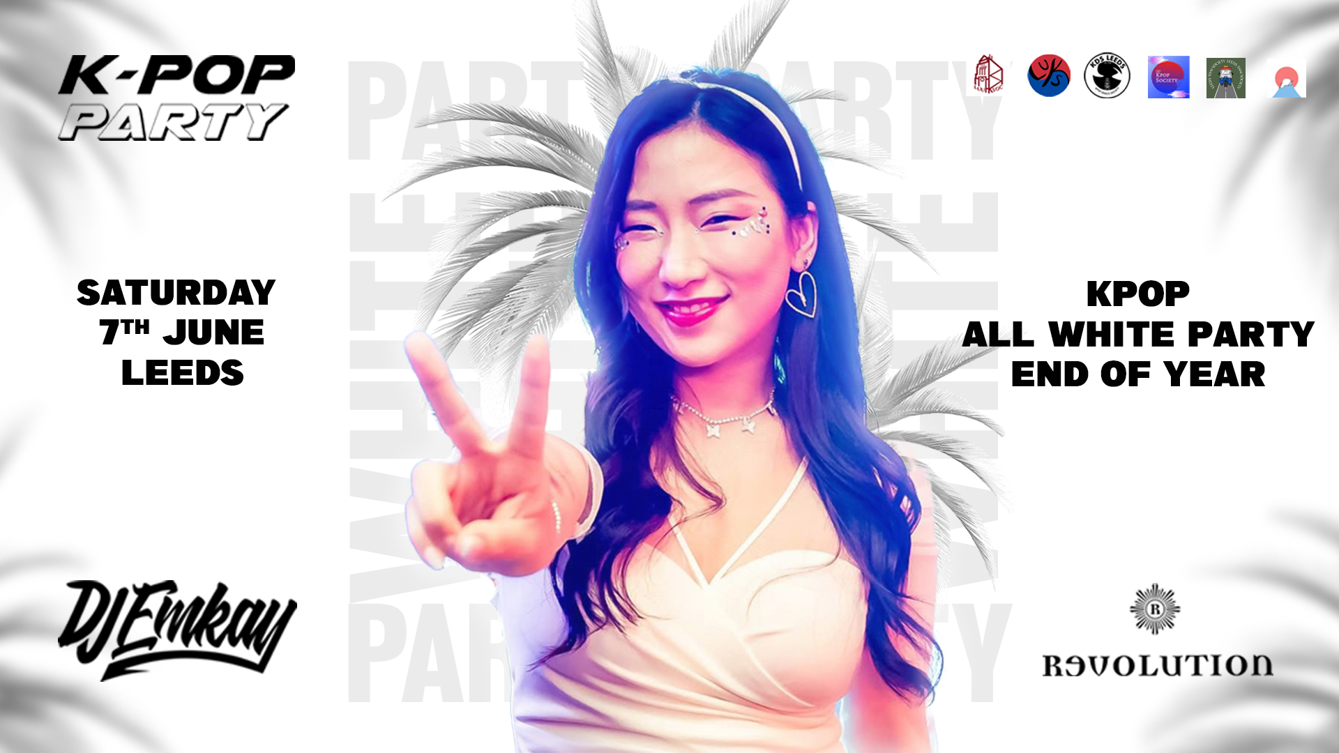 Leeds KPOP ALL WHITE PARTY with DJ EMKAY | Saturday 7th June