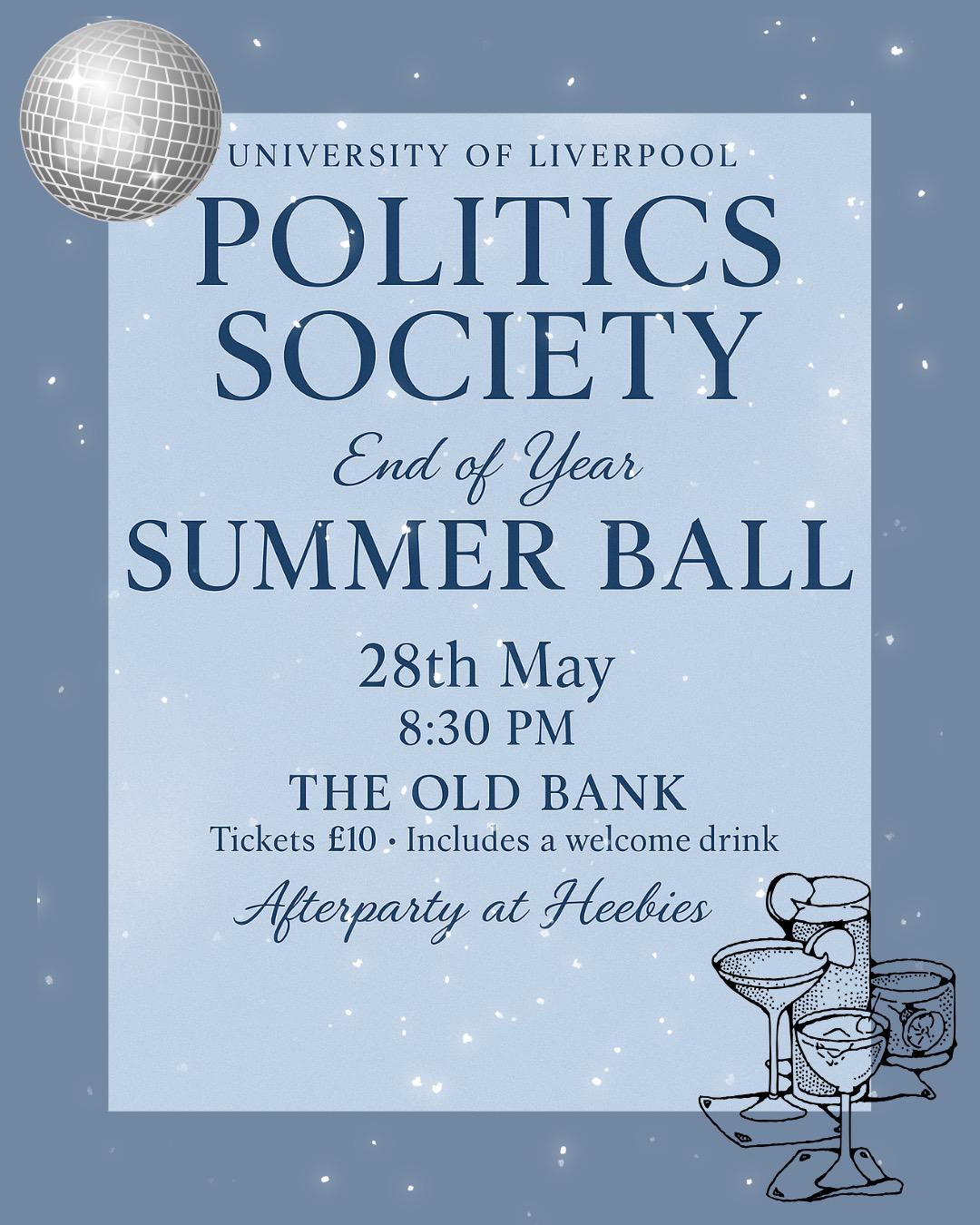 POLITICS SUMMER BALL 2025 ☀️🪩