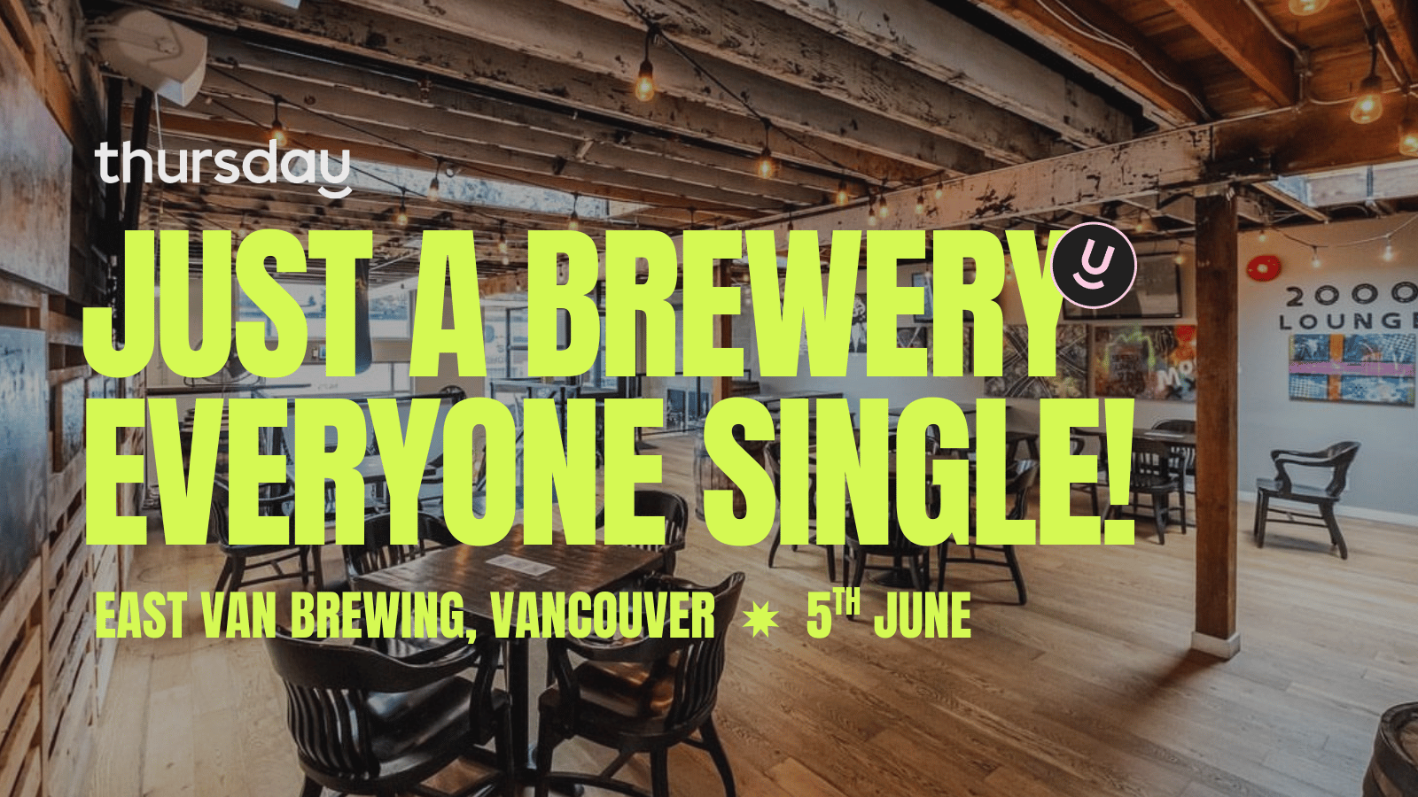 Thursday | East Van Brewing (over 30s) | Vancouver